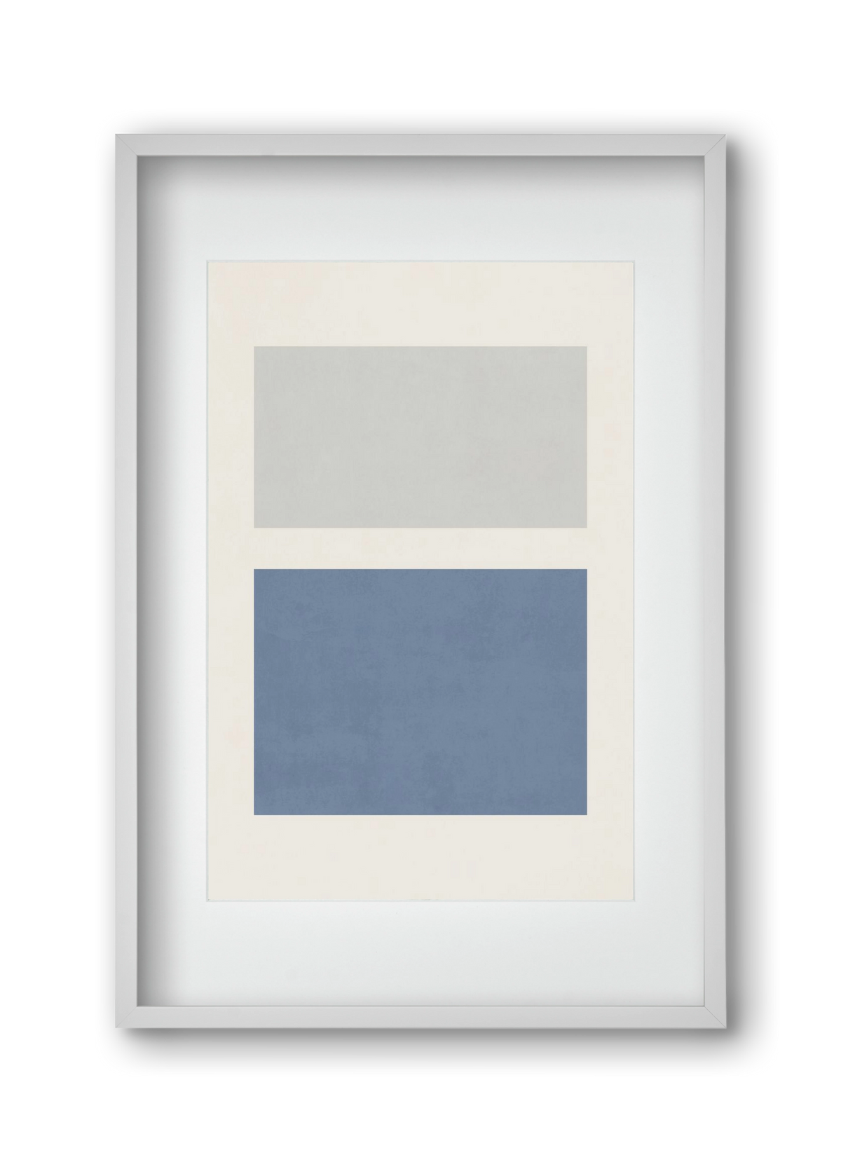 Composition of Geometric Shapes - Bl01, 30x45 cm (20x30 cm), Fehér keret, paszpartuval