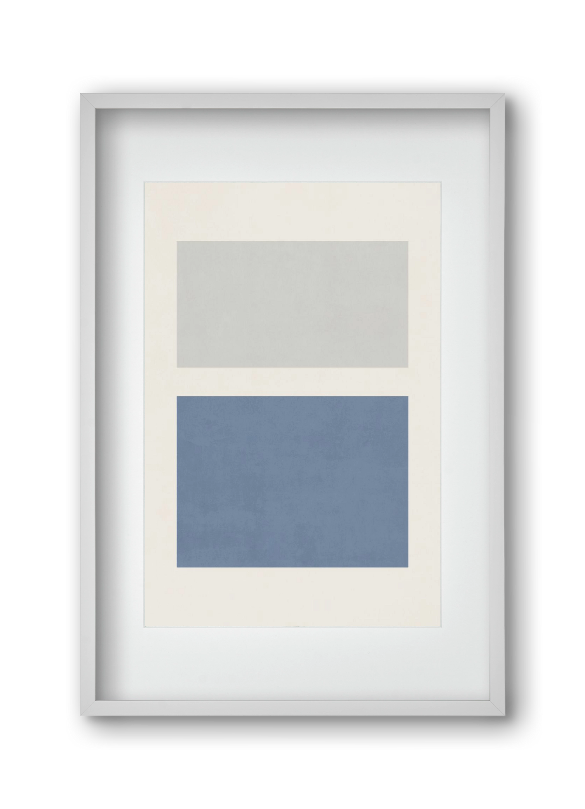 Composition of Geometric Shapes - Bl01, 30x45 cm (20x30 cm), Fehér keret, paszpartuval