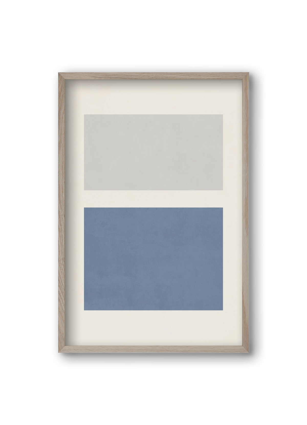 Composition of Geometric Shapes - Bl01, 20x30 cm (20x30 cm), Tölgy keret