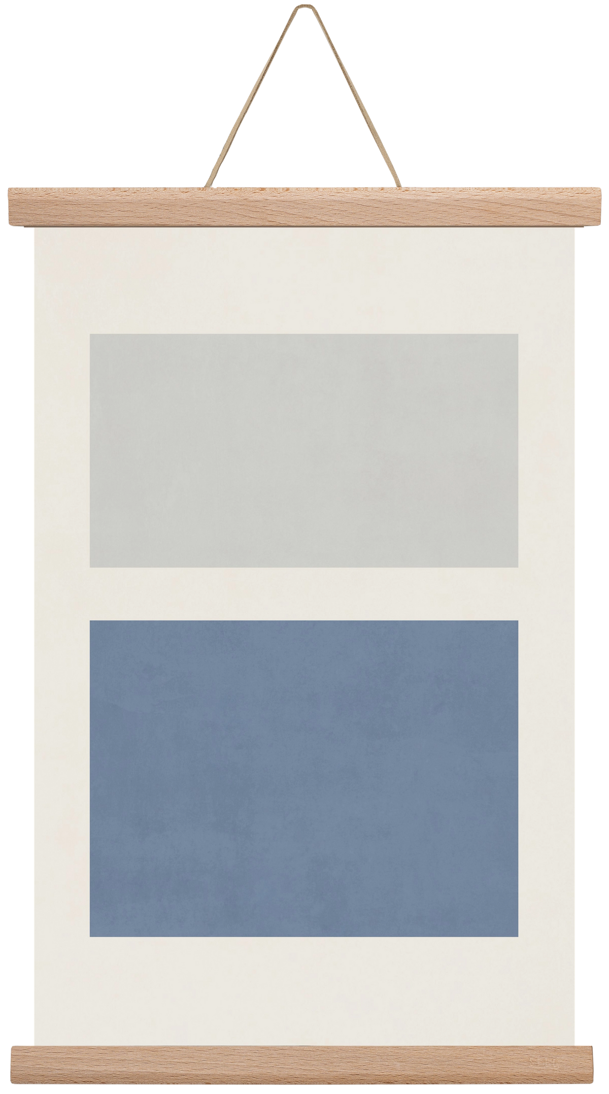 Composition of Geometric Shapes - Bl01, 30x45 cm (30x45 cm), Tölgy akasztó