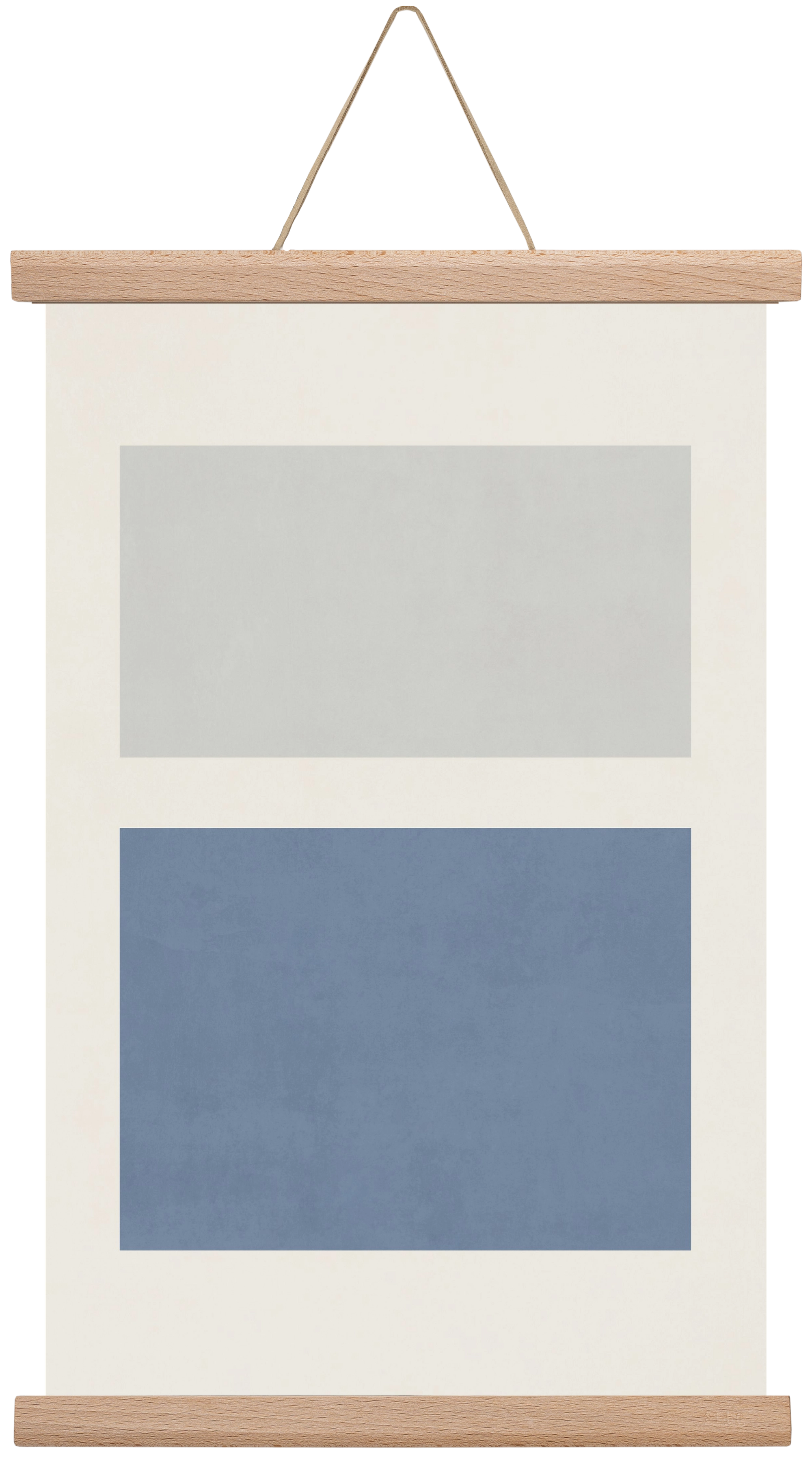 Composition of Geometric Shapes - Bl01, 30x45 cm (30x45 cm), Tölgy akasztó