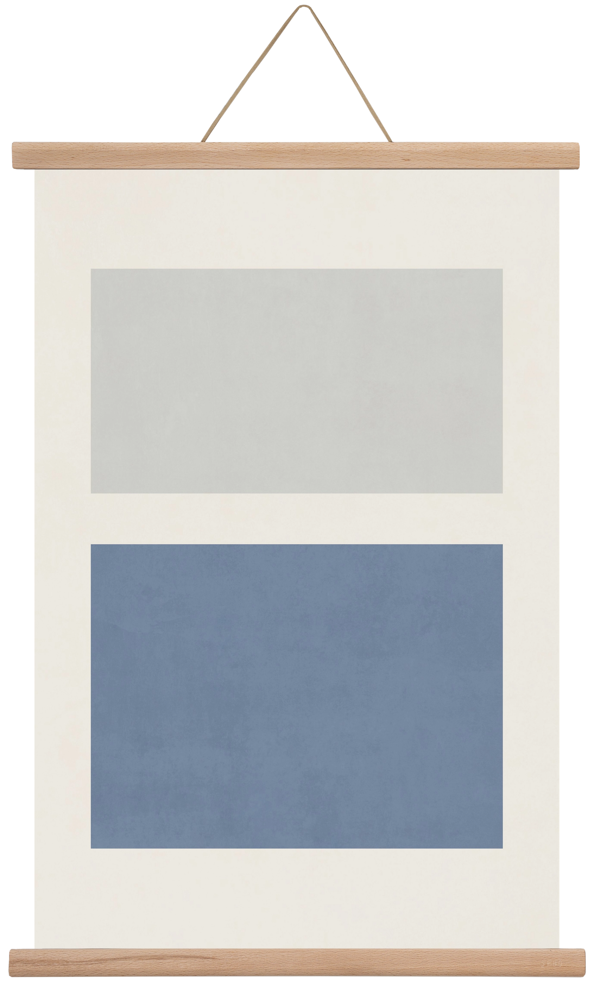 Composition of Geometric Shapes - Bl01, 40x60 cm (40x60 cm), Tölgy akasztó