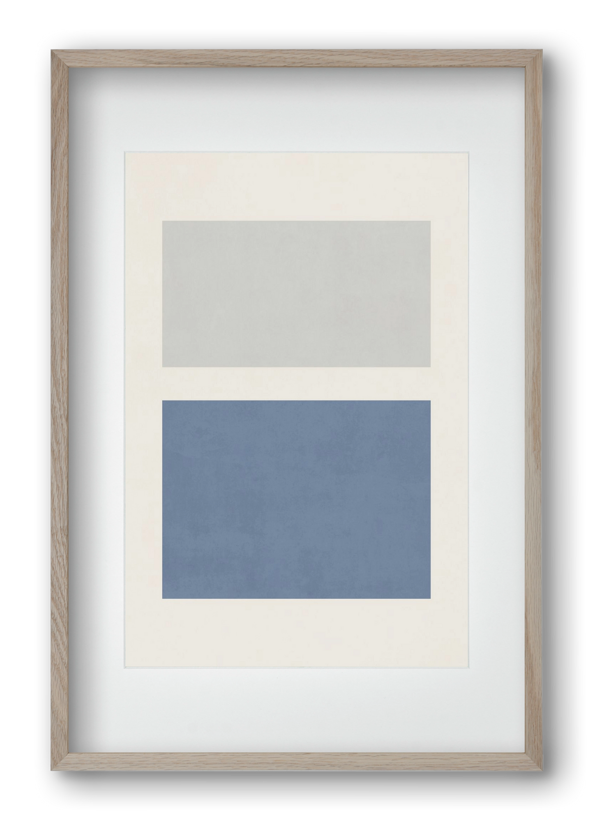 Composition of Geometric Shapes - Bl01, 40x60 cm (30x45 cm), Tölgy keret, paszpartuval