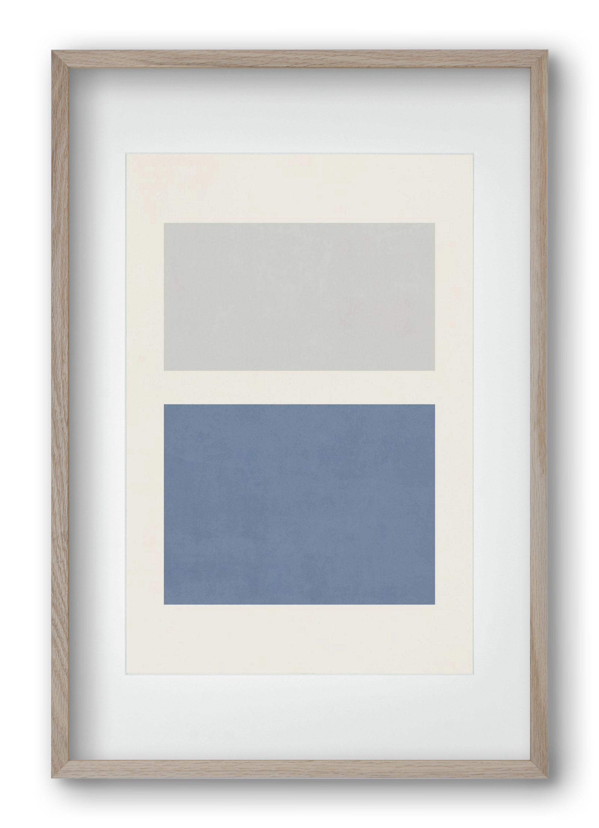 Composition of Geometric Shapes - Bl01, 40x60 cm (30x45 cm), Tölgy keret, paszpartuval