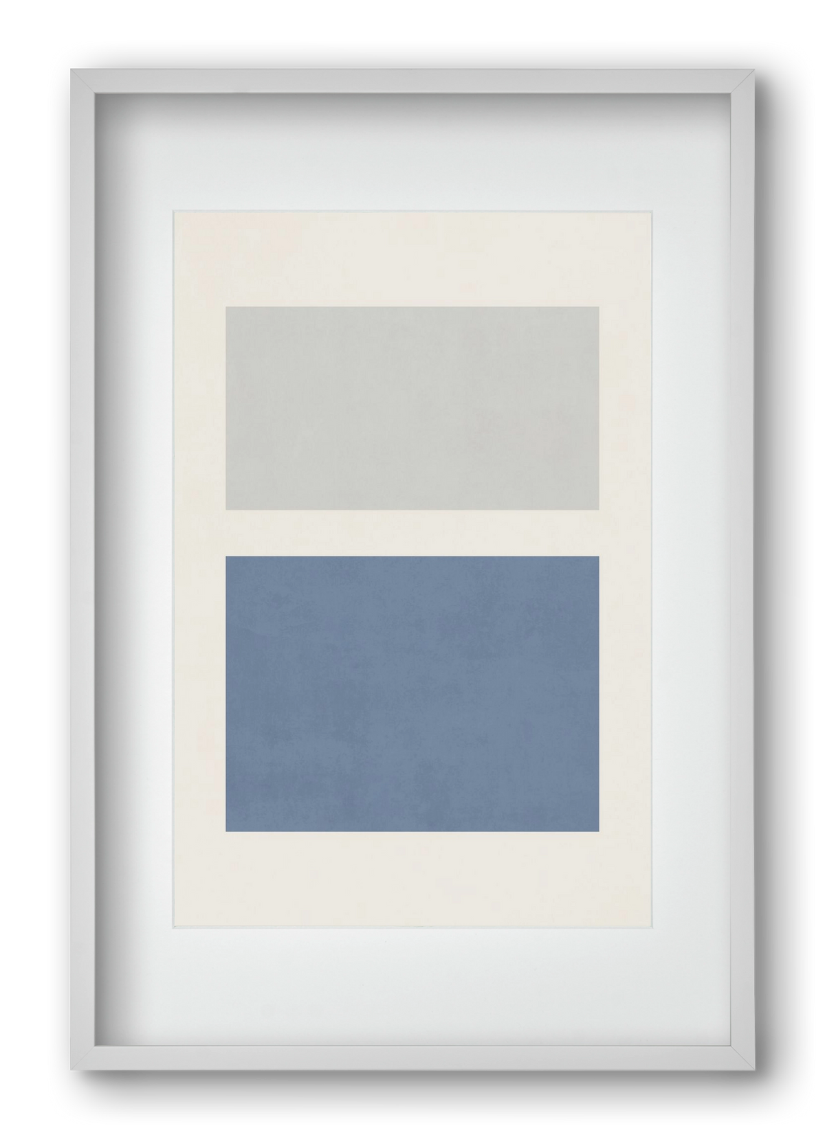 Composition of Geometric Shapes - Bl01, 40x60 cm (30x45 cm), Fehér keret, paszpartuval