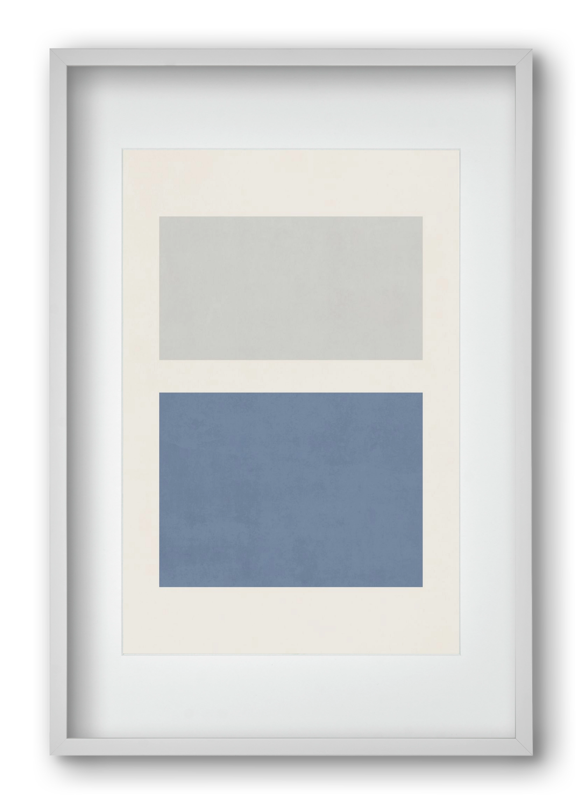 Composition of Geometric Shapes - Bl01, 40x60 cm (30x45 cm), Fehér keret, paszpartuval