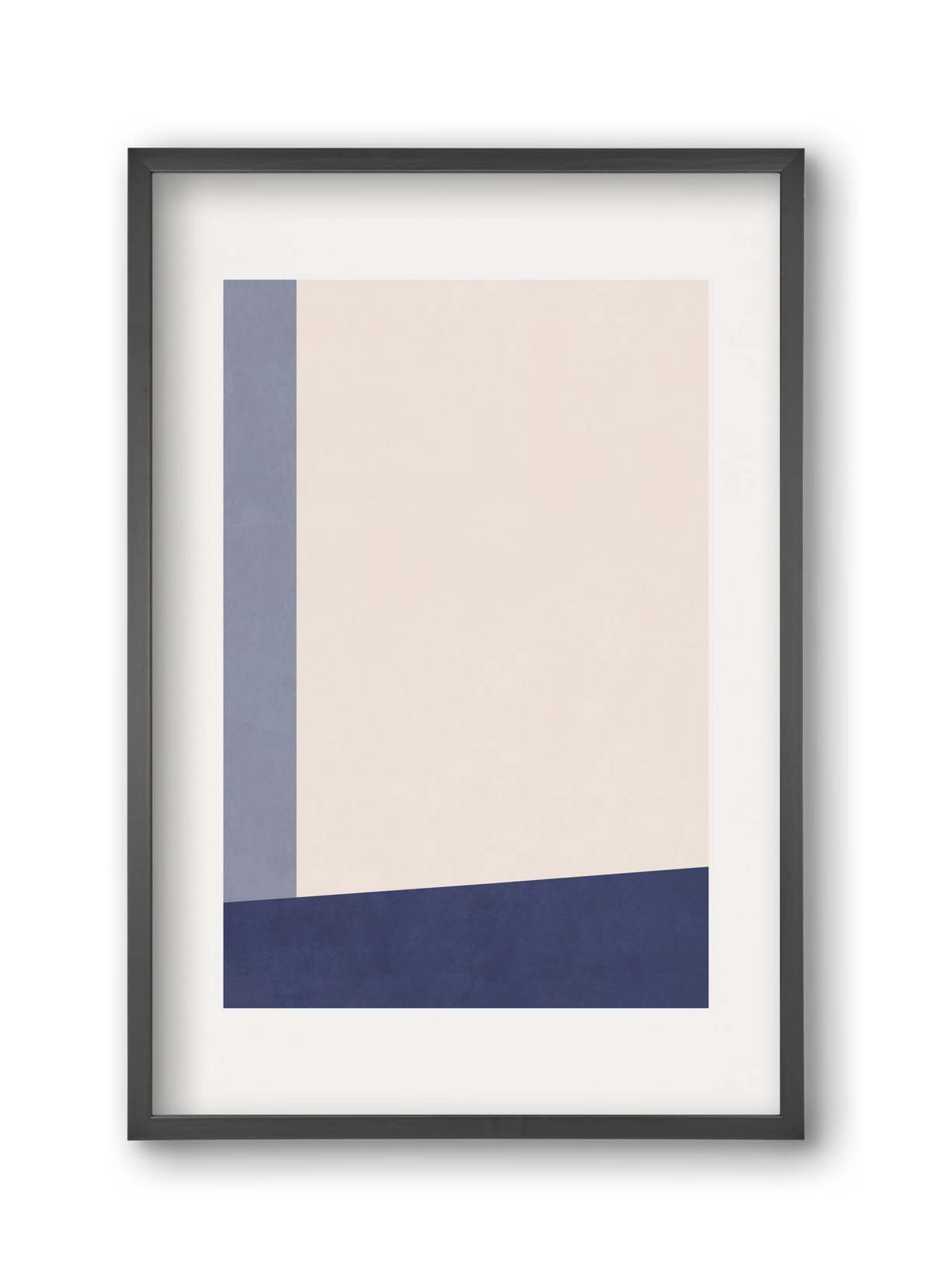 Composition of Geometric Shapes - Bl02, 30x45 cm (30x45 cm), Fekete keret