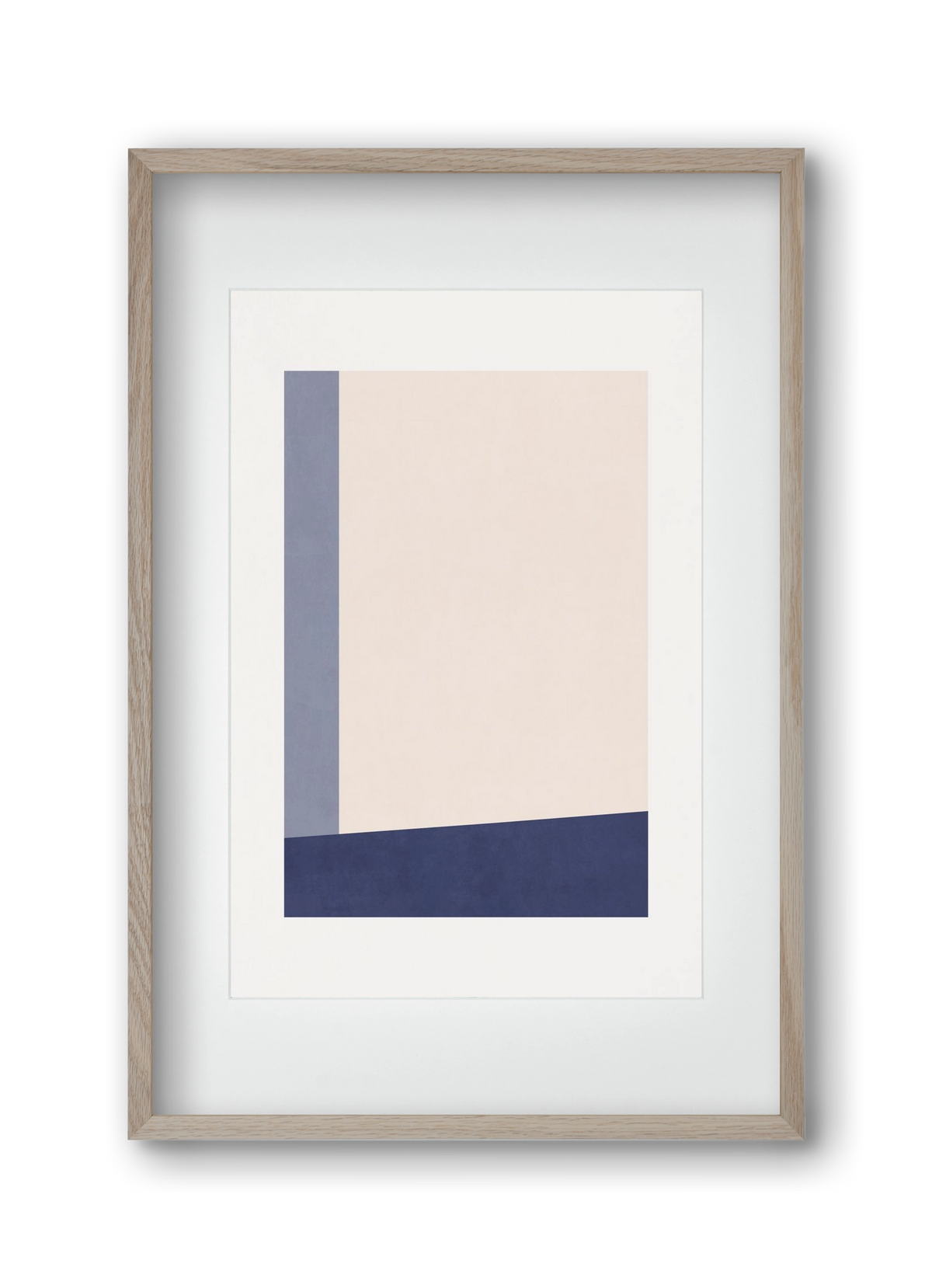 Composition of Geometric Shapes - Bl02, 30x45 cm (20x30 cm), Tölgy keret, paszpartuval