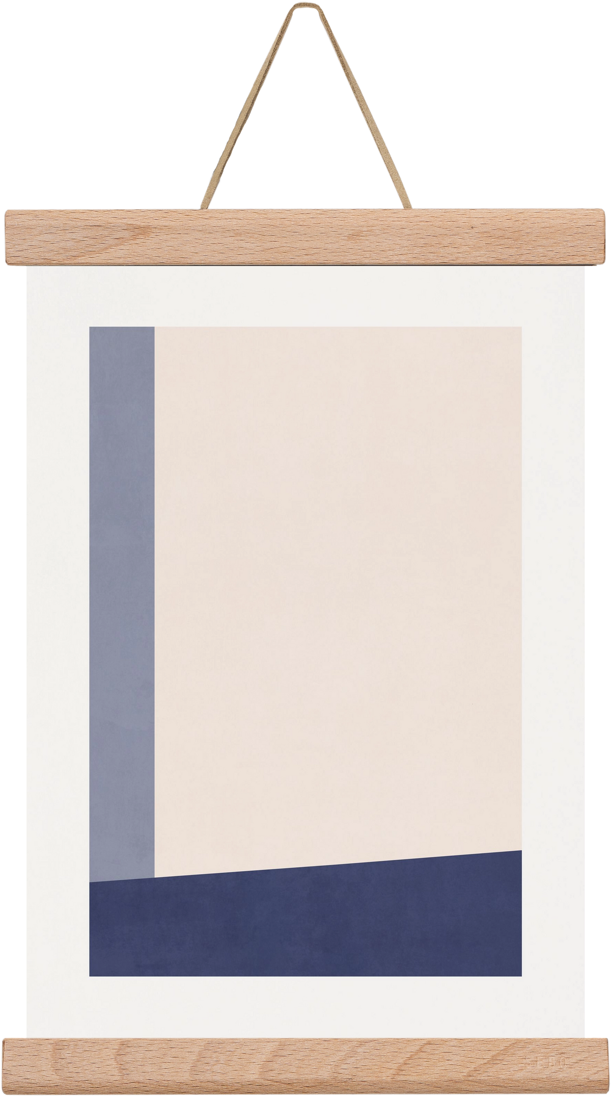 Composition of Geometric Shapes - Bl02, 20x30 cm (20x30 cm), Tölgy akasztó