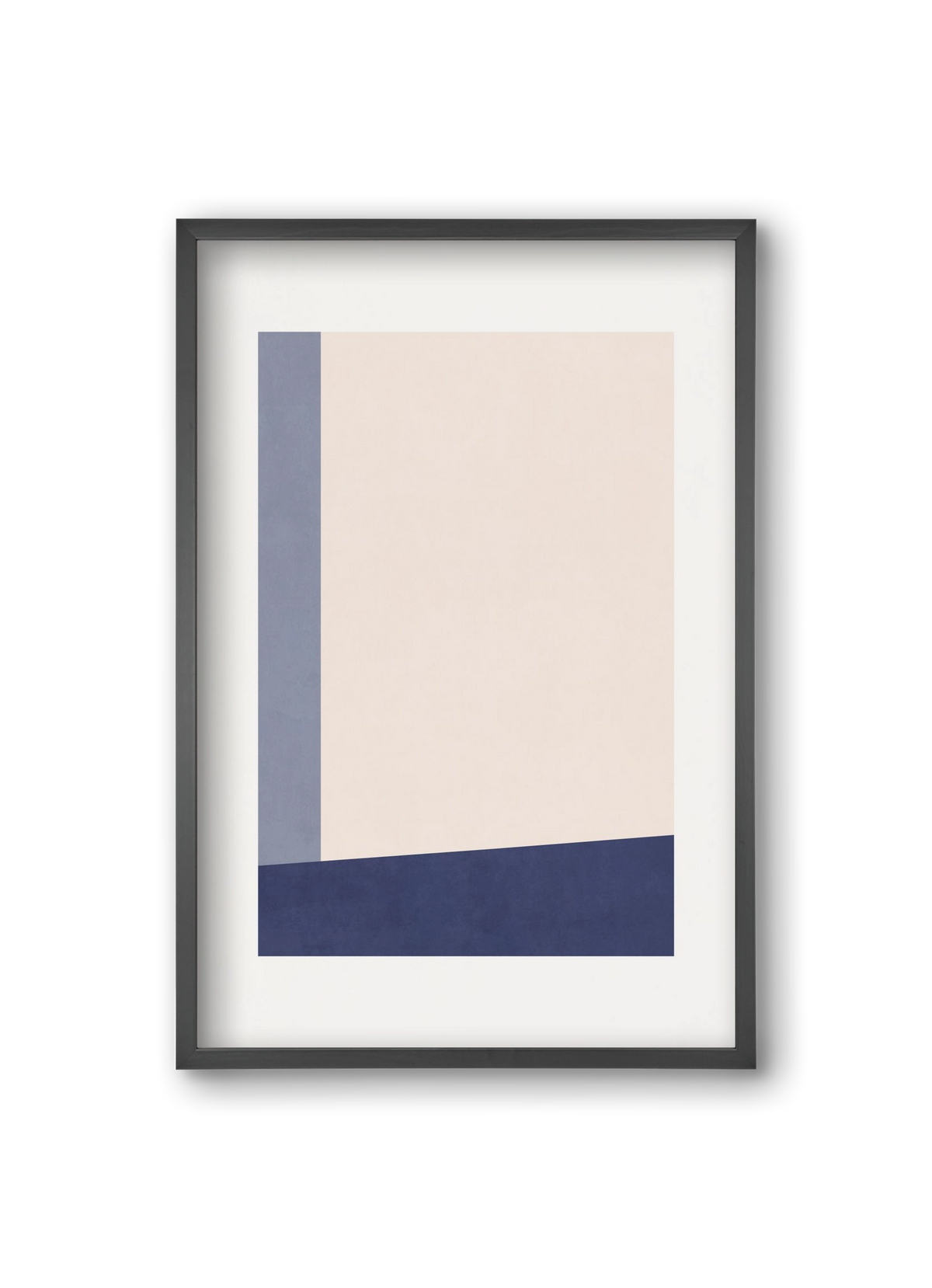 Composition of Geometric Shapes - Bl02, 20x30 cm (20x30 cm), Fekete keret