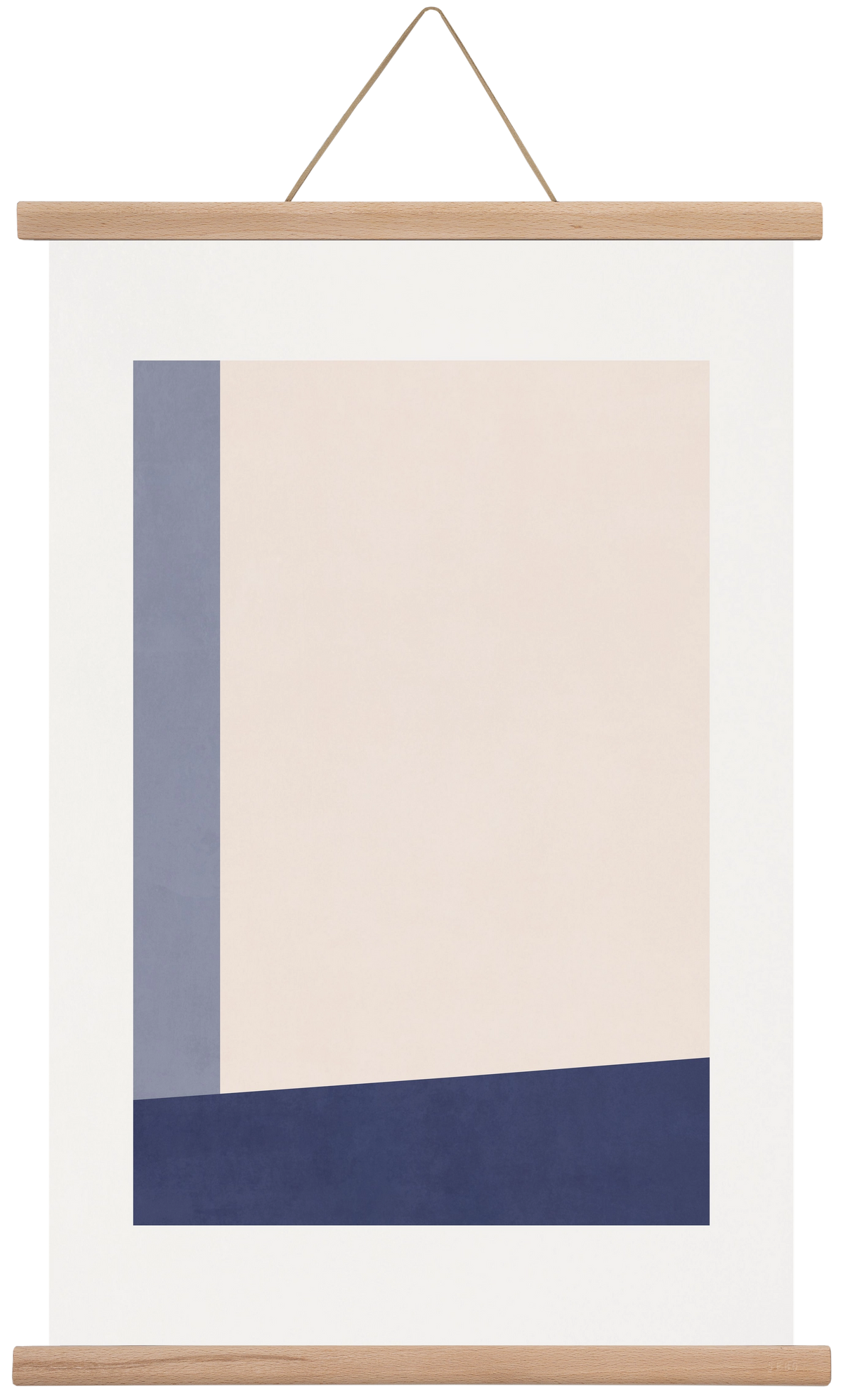 Composition of Geometric Shapes - Bl02, 40x60 cm (40x60 cm), Tölgy akasztó