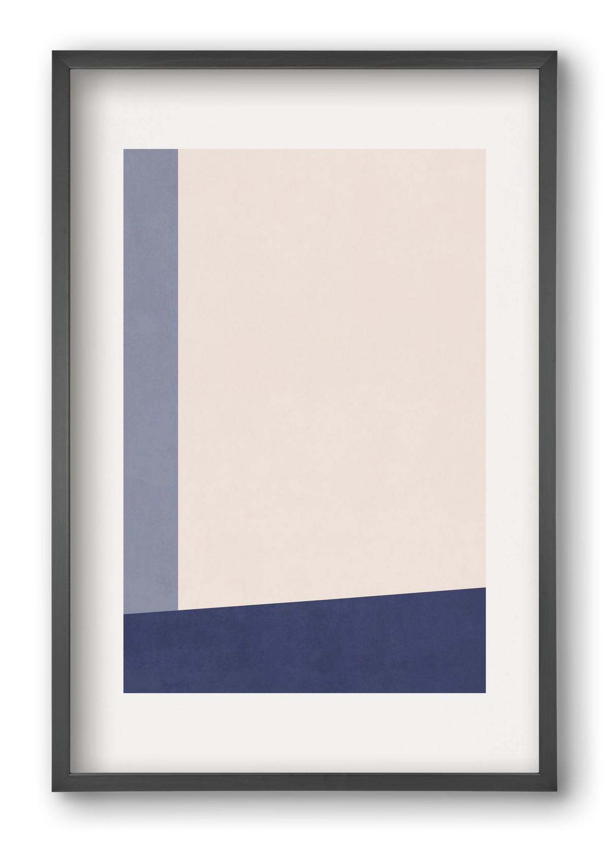 Composition of Geometric Shapes - Bl02, 40x60 cm (40x60 cm), Fekete keret