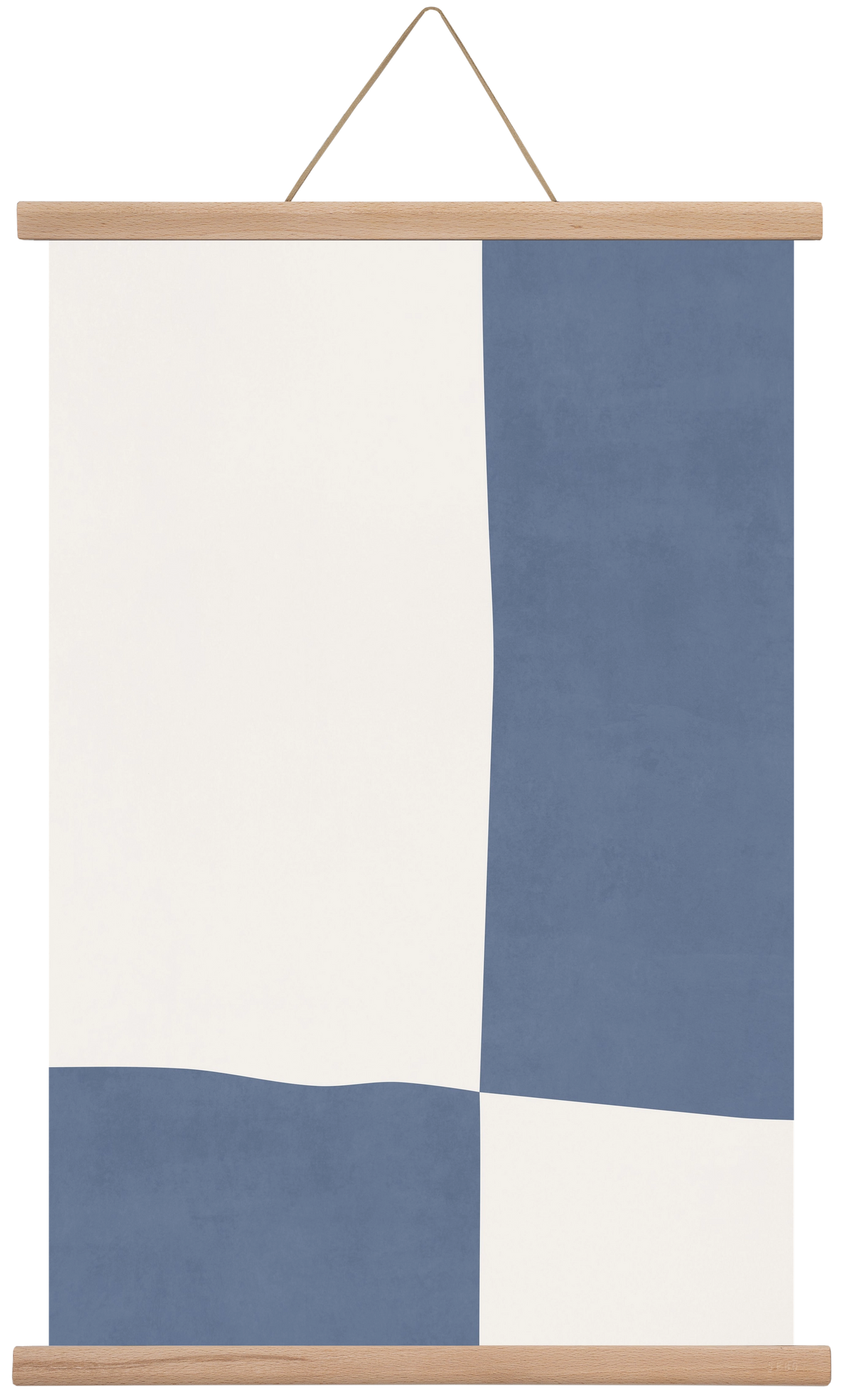 Composition of Geometric Shapes - Bl03, 40x60 cm (40x60 cm), Tölgy akasztó