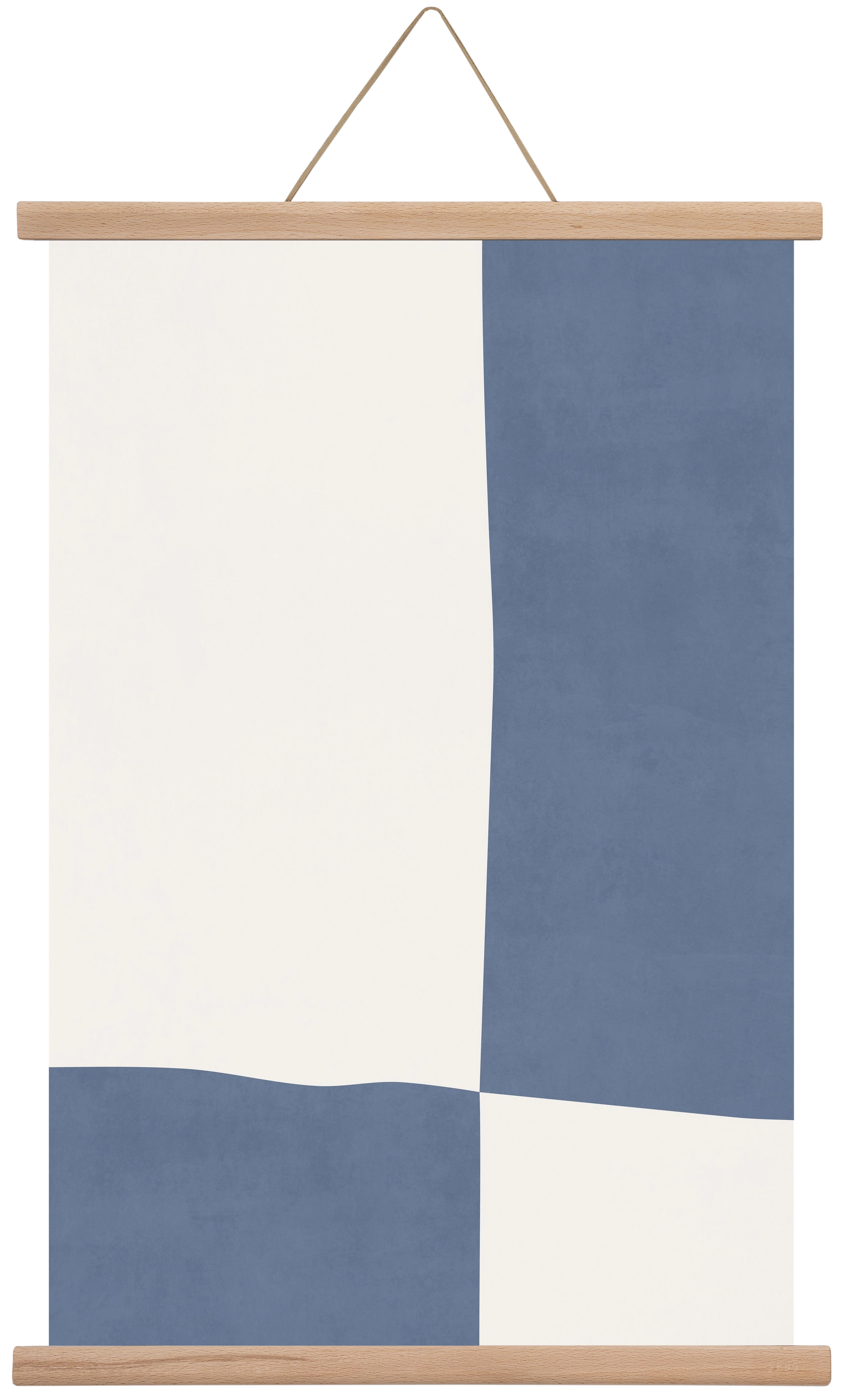 Composition of Geometric Shapes - Bl03, 40x60 cm (40x60 cm), Tölgy akasztó