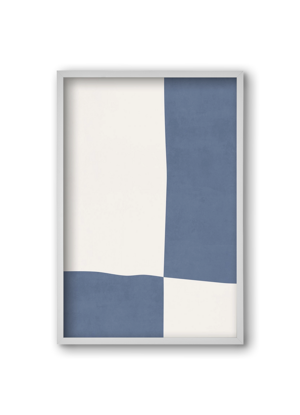 Composition of Geometric Shapes - Bl03, 20x30 cm (20x30 cm), Fehér keret