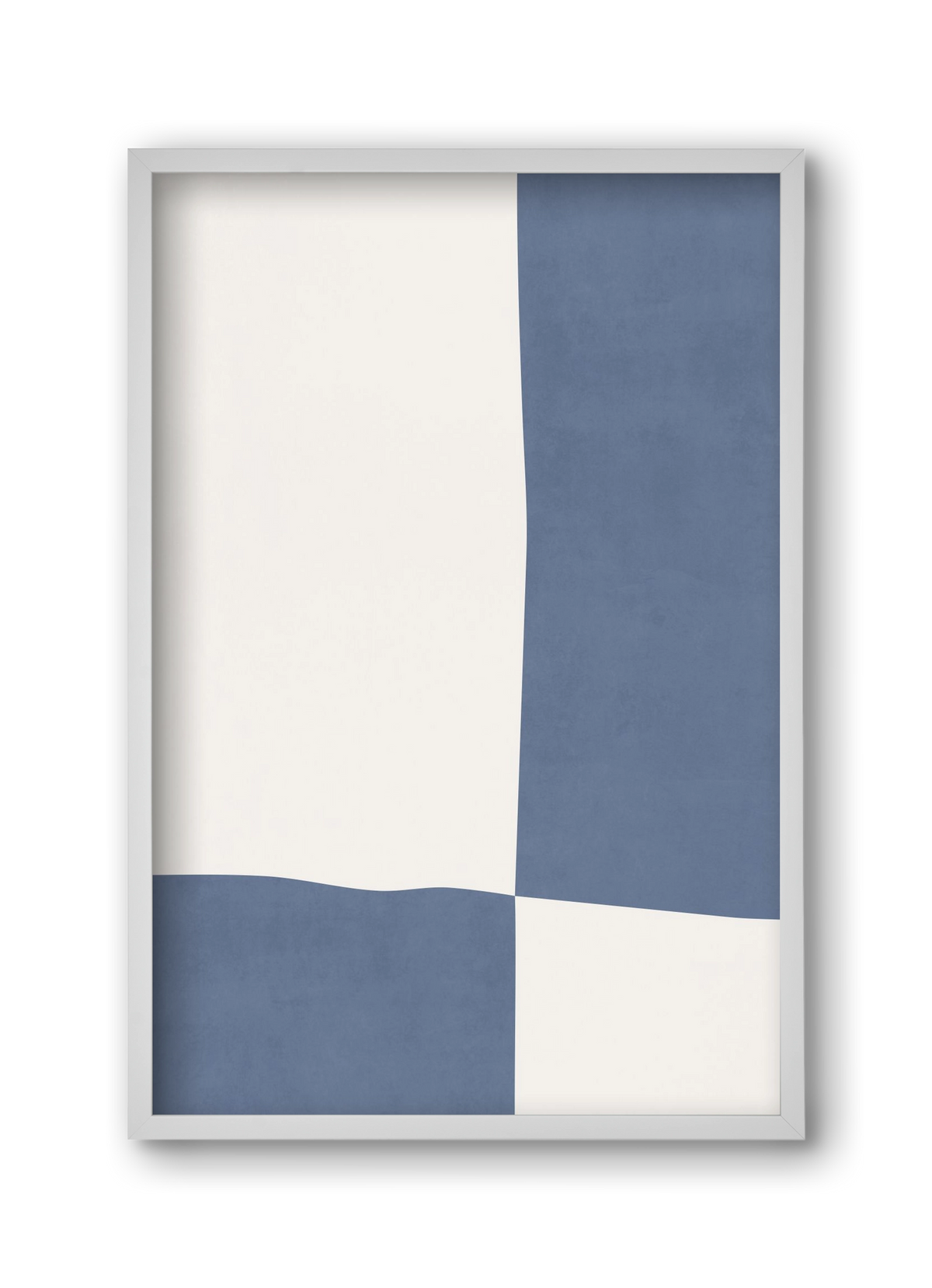 Composition of Geometric Shapes - Bl03, 30x45 cm (30x45 cm), Fehér keret