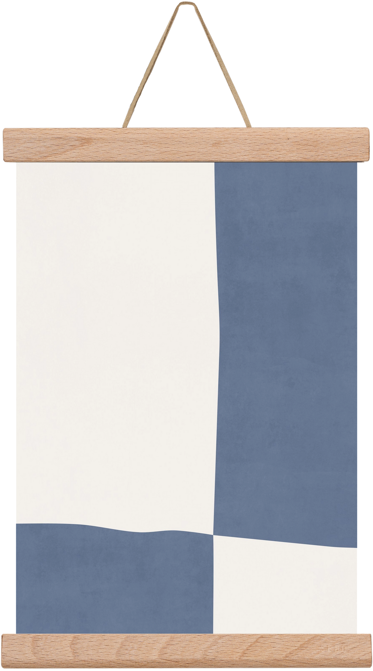 Composition of Geometric Shapes - Bl03, 20x30 cm (20x30 cm), Tölgy akasztó