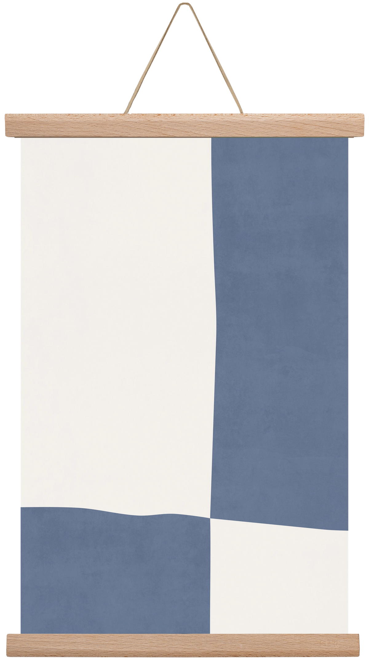 Composition of Geometric Shapes - Bl03, 30x45 cm (30x45 cm), Tölgy akasztó