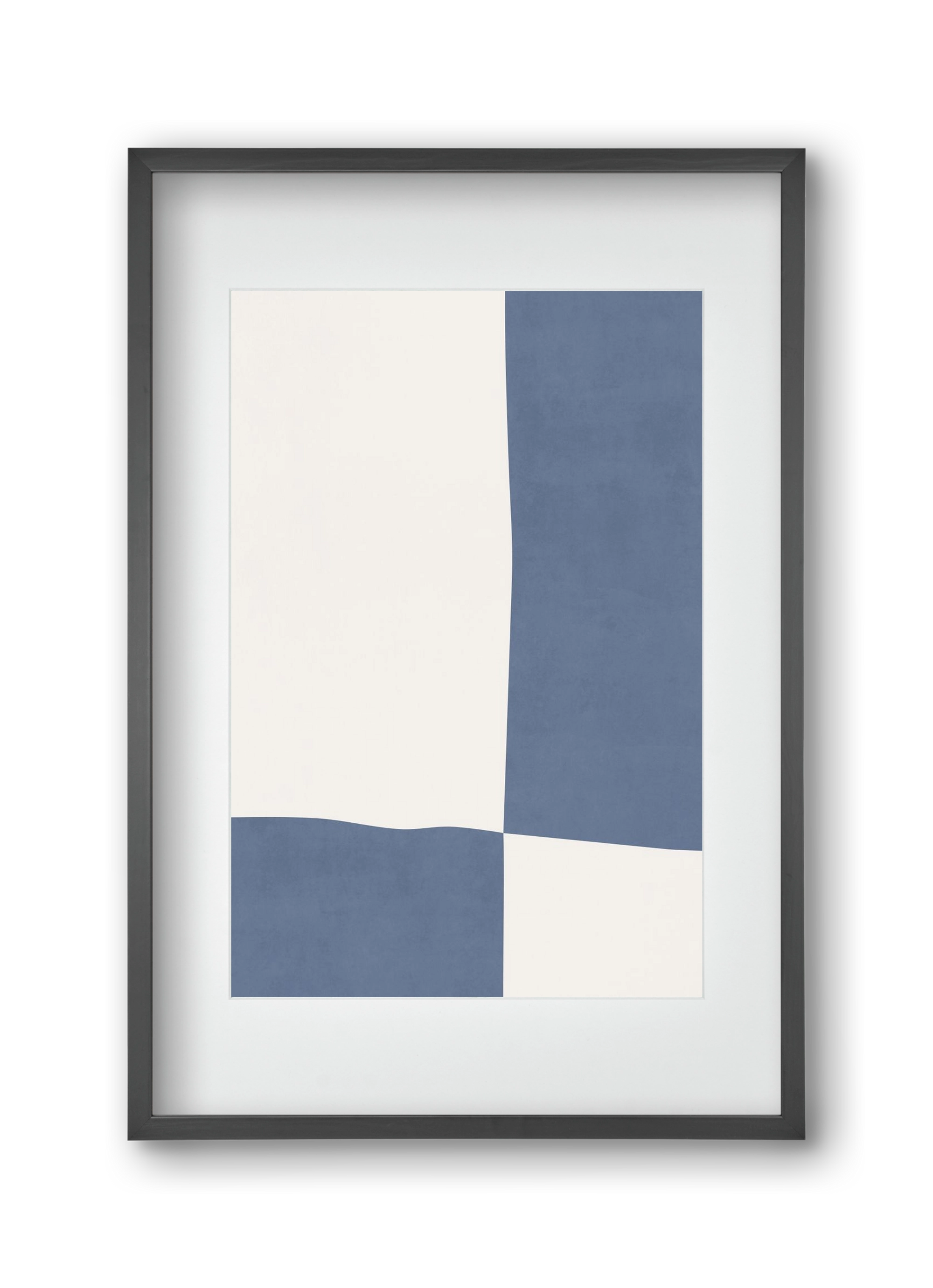 Composition of Geometric Shapes - Bl03, 30x45 cm (20x30 cm), Fekete keret, paszpartuval