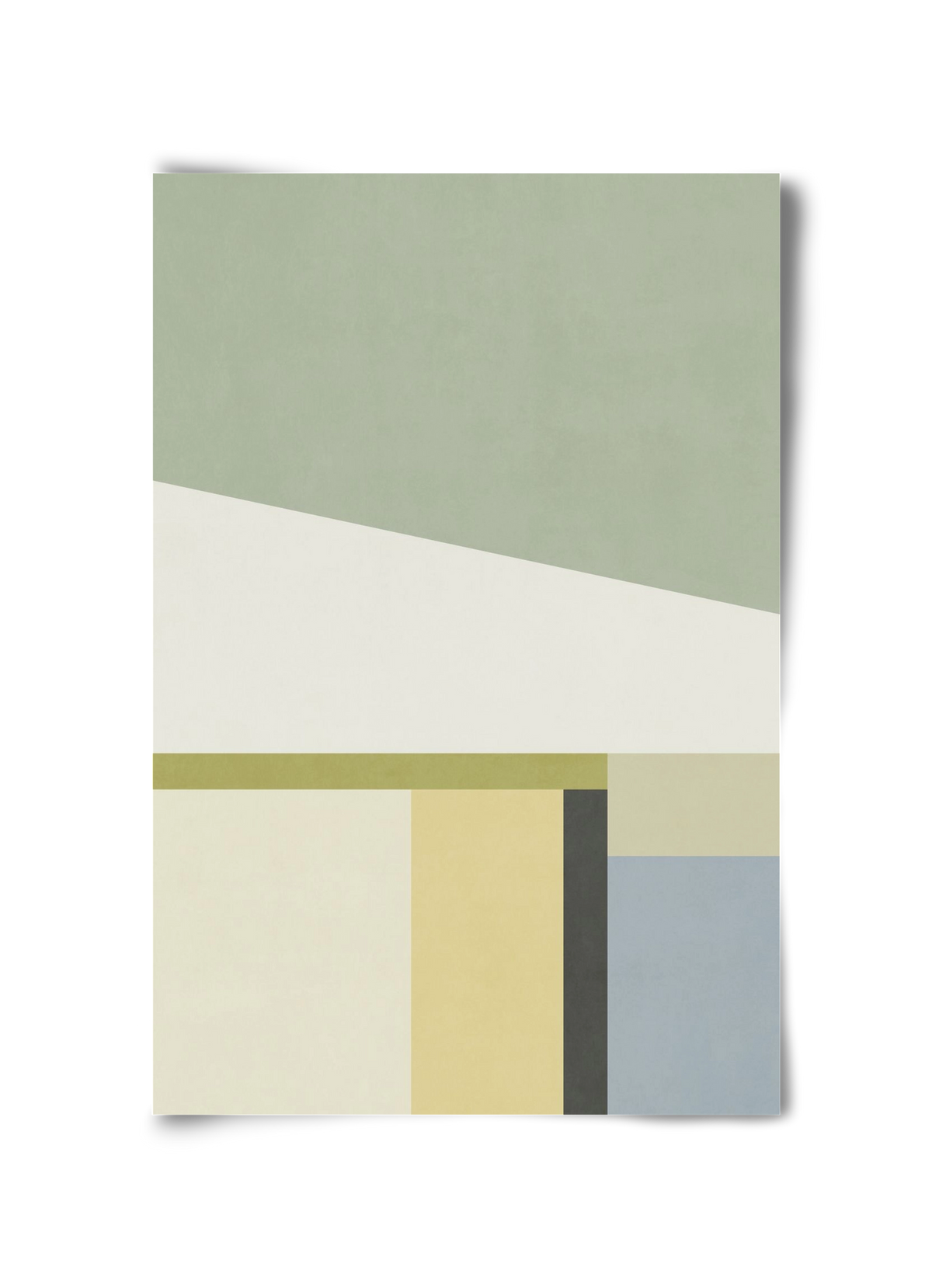 Composition of Geometric Shapes - Gc01, 30x45 cm, Keret nélkül