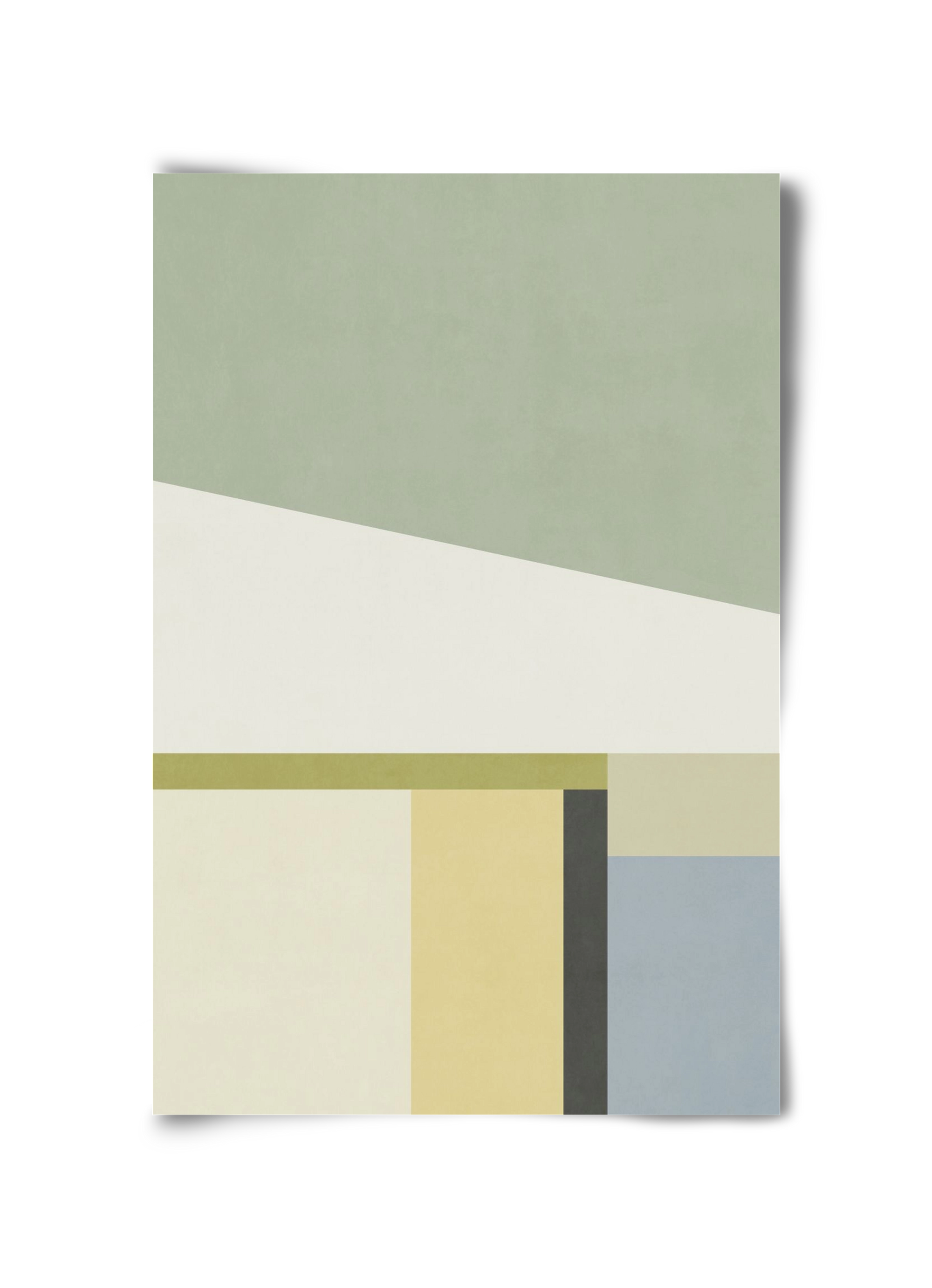 Composition of Geometric Shapes - Gc01, 30x45 cm, Keret nélkül