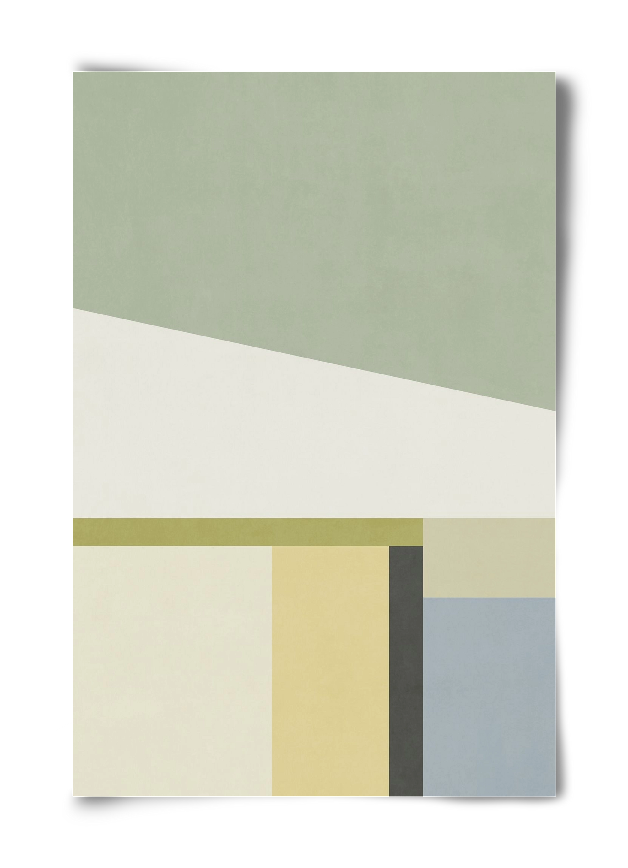 Composition of Geometric Shapes - Gc01, 40x60 cm, Keret nélkül