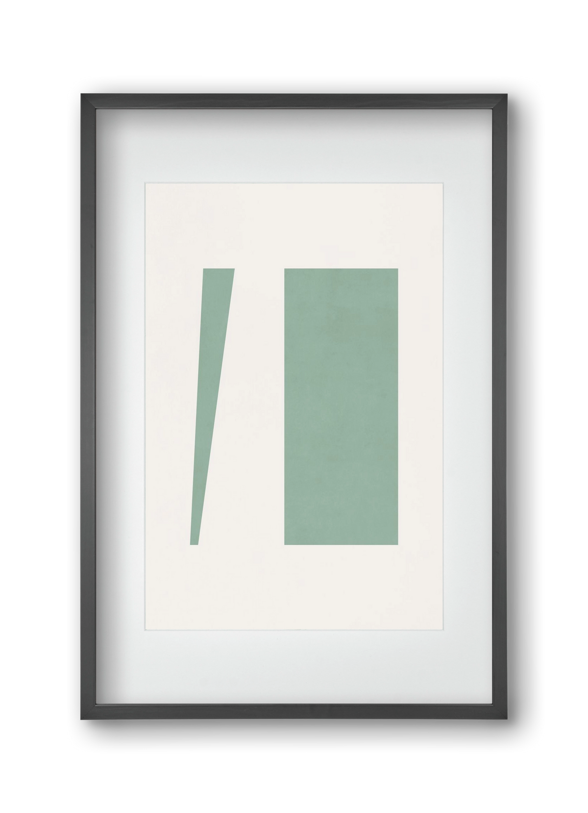 Composition of Geometric Shapes - V01, 30x45 cm (20x30 cm), Fekete keret, paszpartuval