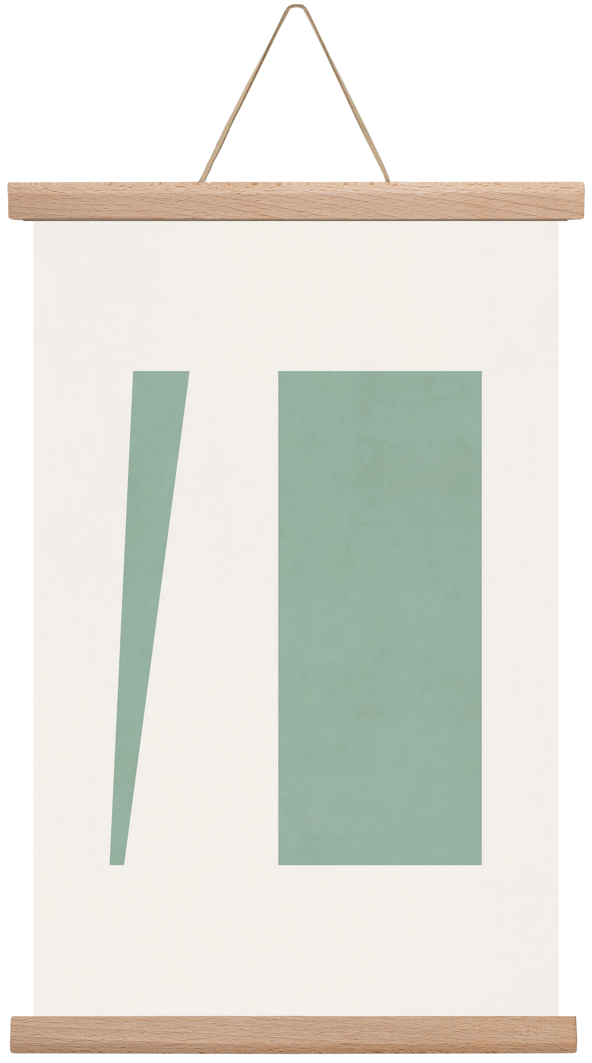 Composition of Geometric Shapes - V01, 30x45 cm (30x45 cm), Tölgy akasztó