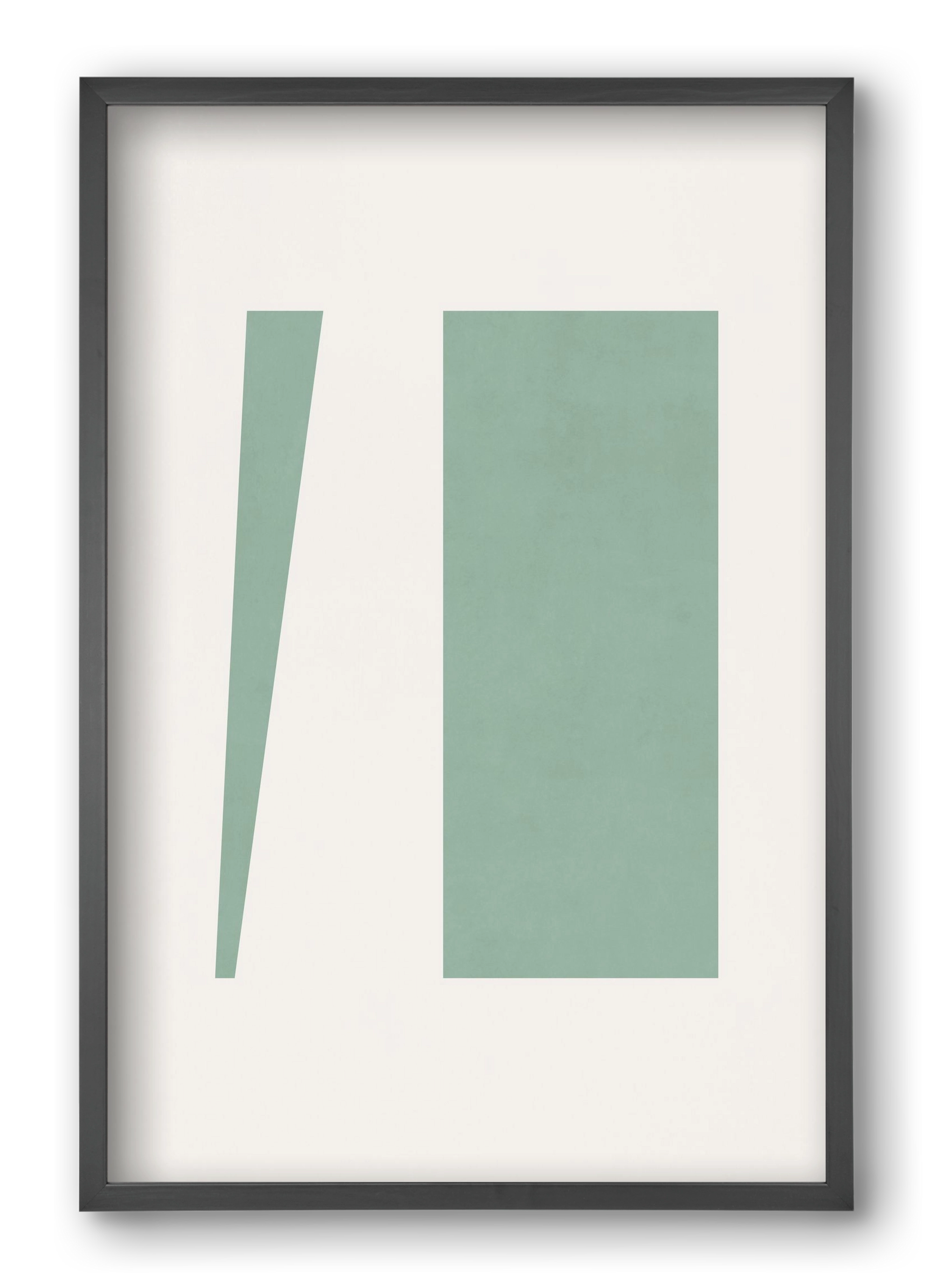 Composition of Geometric Shapes - V01, 40x60 cm (40x60 cm), Fekete keret