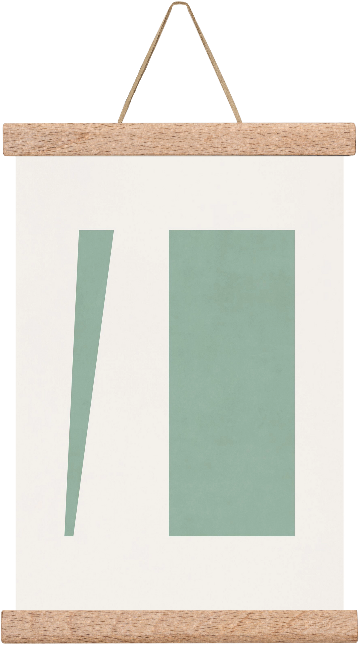 Composition of Geometric Shapes - V01, 20x30 cm (20x30 cm), Tölgy akasztó