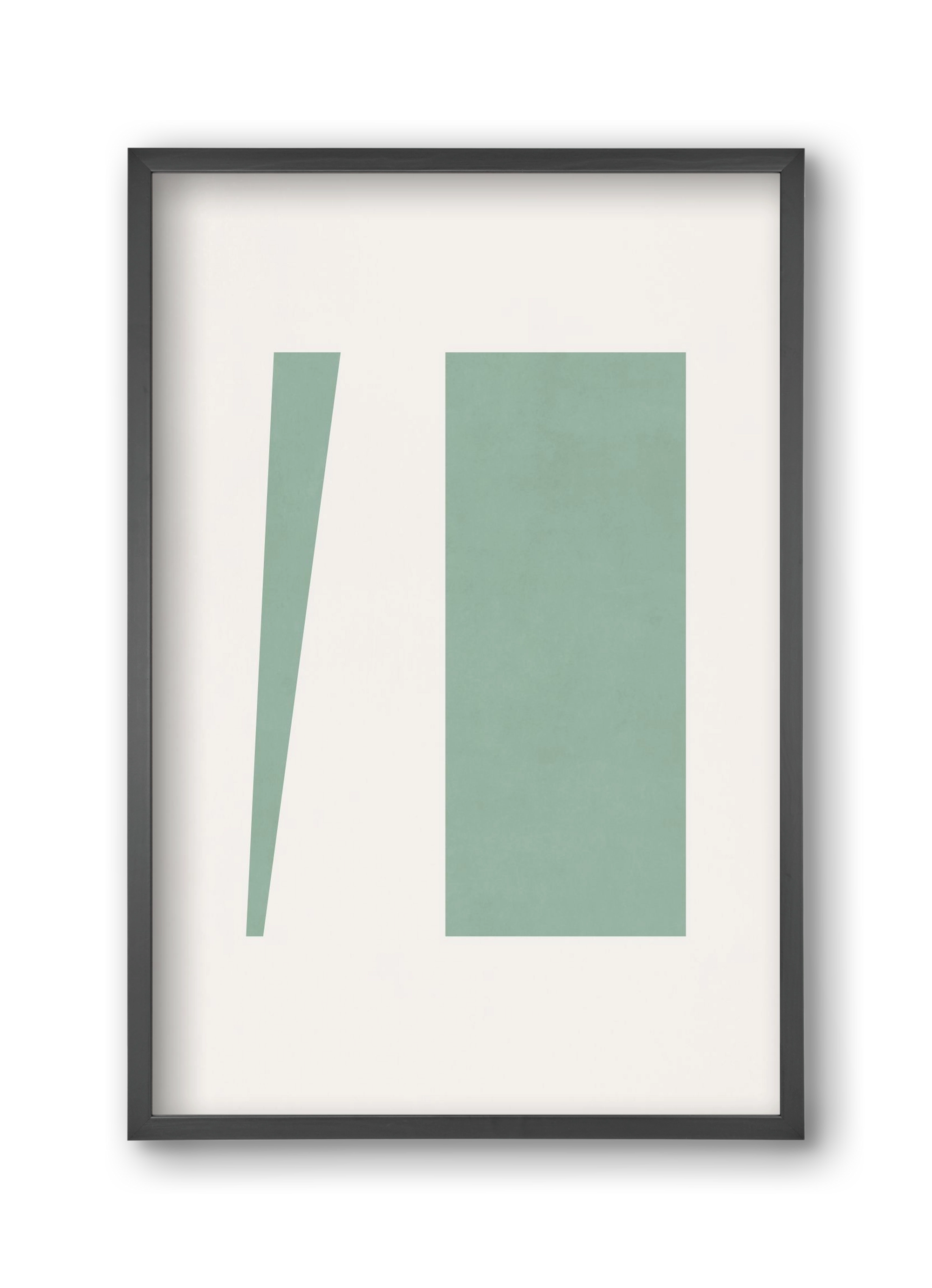 Composition of Geometric Shapes - V01, 30x45 cm (30x45 cm), Fekete keret