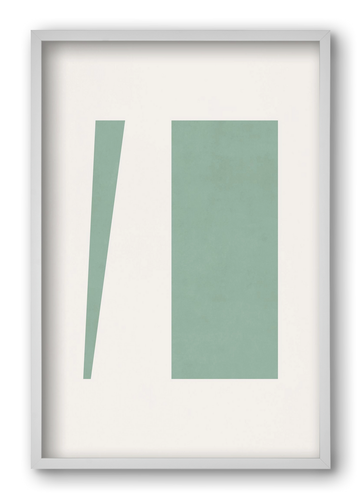 Composition of Geometric Shapes - V01, 40x60 cm (40x60 cm), Fehér keret