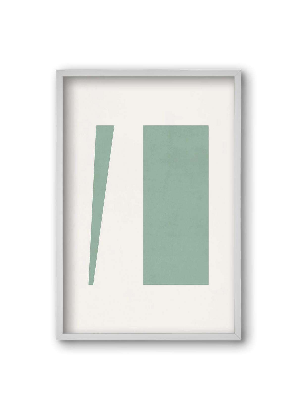 Composition of Geometric Shapes - V01, 20x30 cm (20x30 cm), Fehér keret