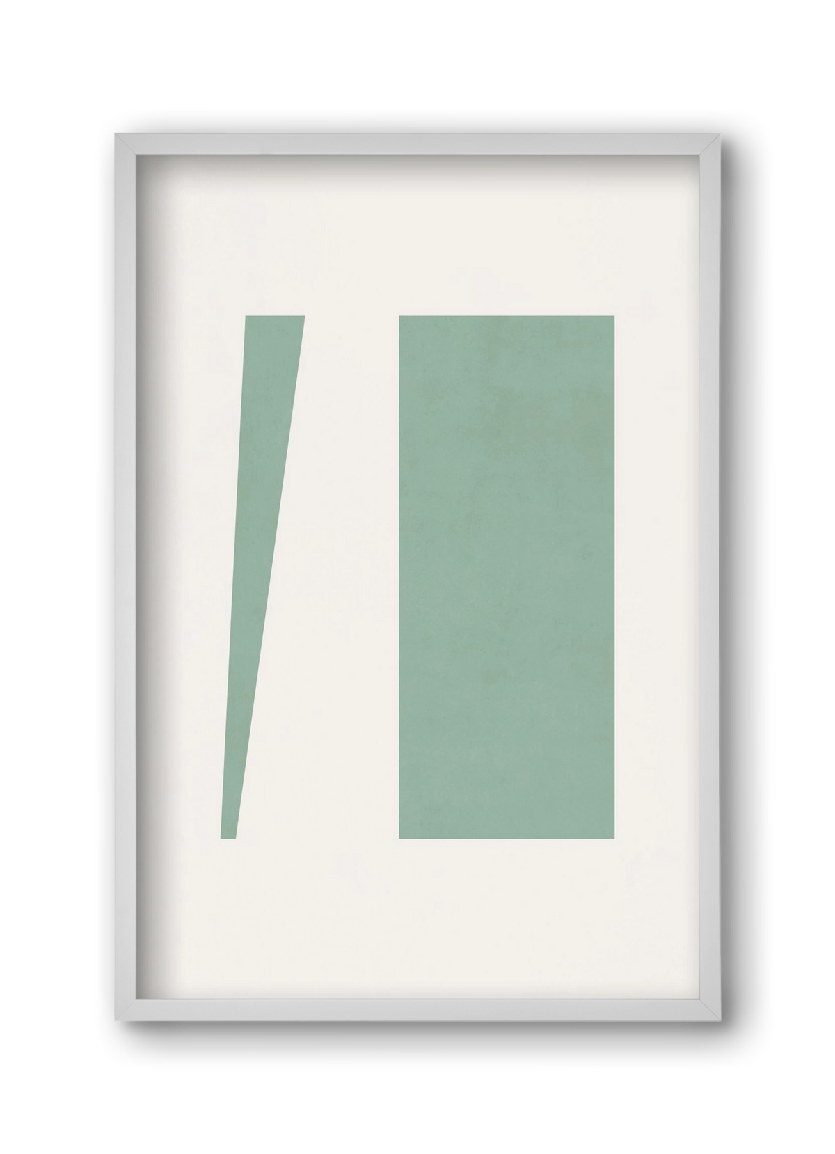 Composition of Geometric Shapes - V01, 30x45 cm (30x45 cm), Fehér keret