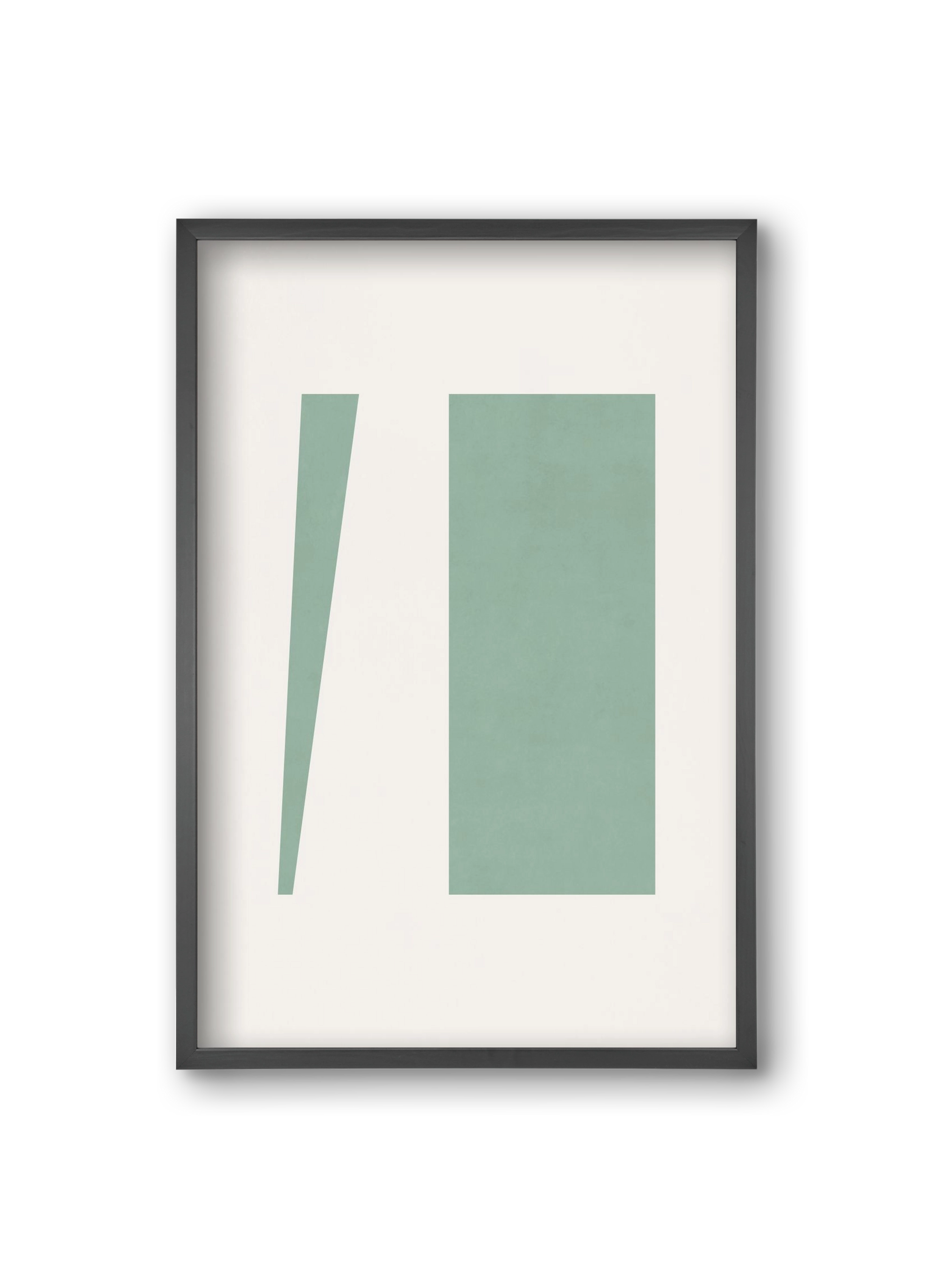 Composition of Geometric Shapes - V01, 20x30 cm (20x30 cm), Fekete keret