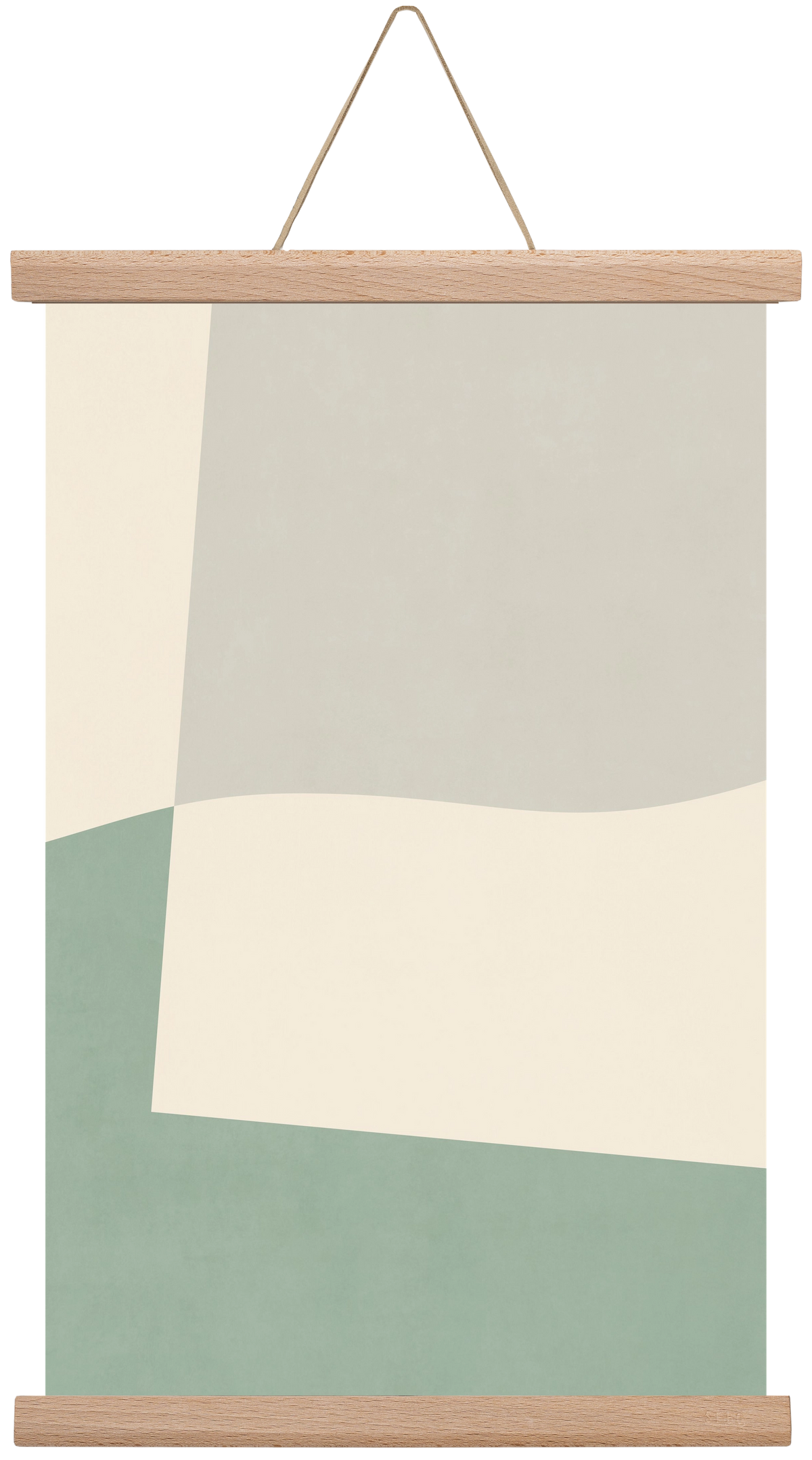 Composition of Geometric Shapes - V02, 30x45 cm (30x45 cm), Tölgy akasztó