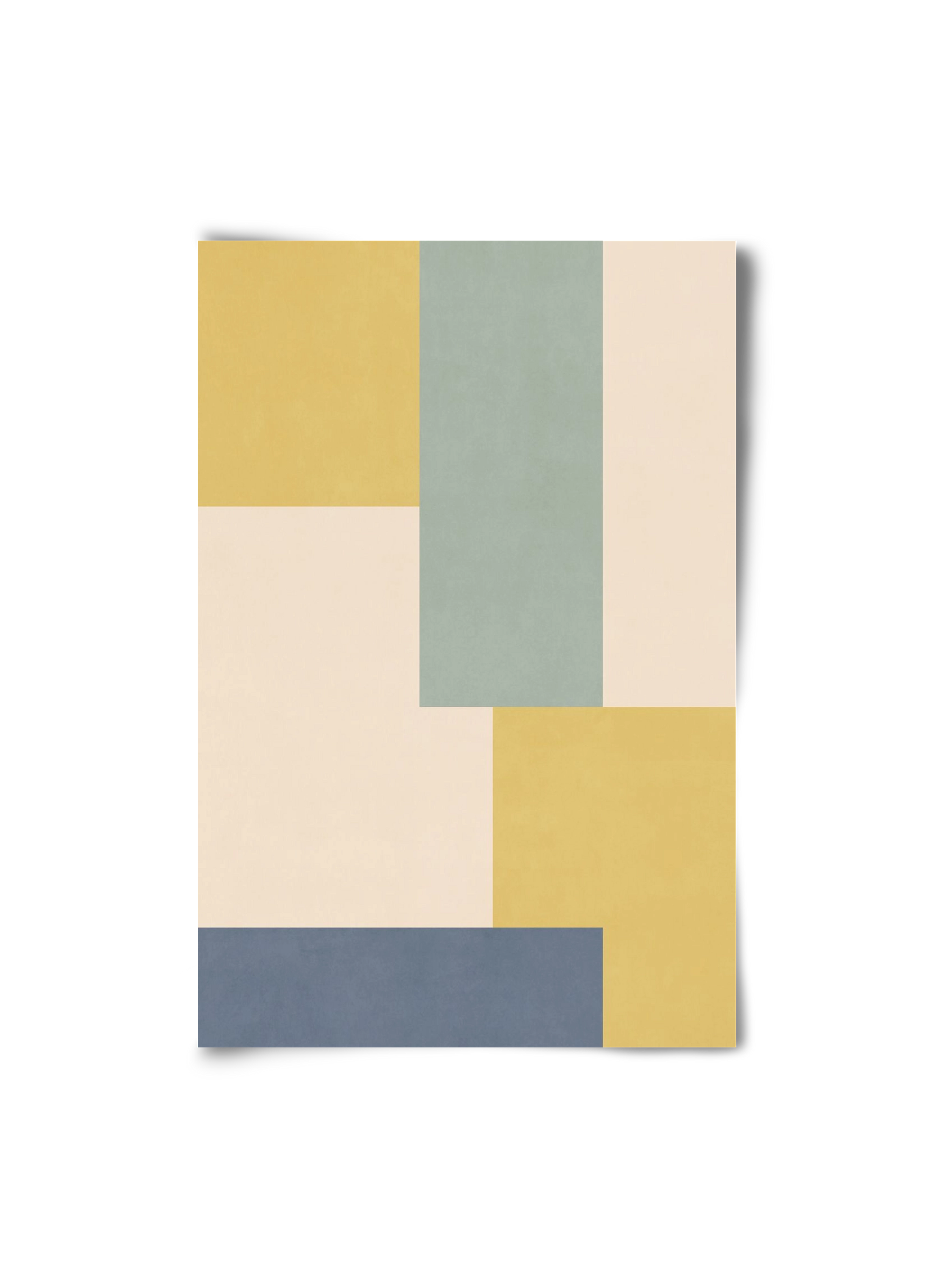 Composition of Geometric Shapes - Yb01, 20x30 cm, Keret nélkül