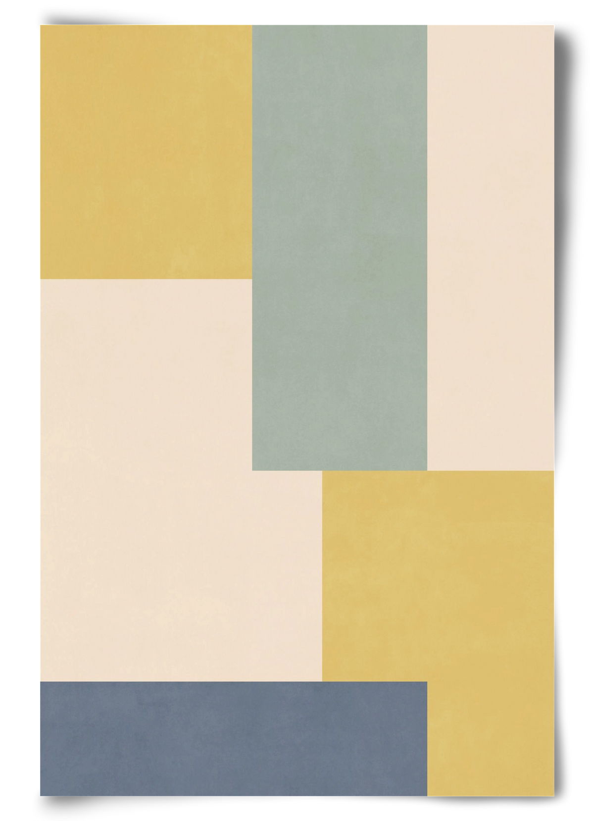 Composition of Geometric Shapes - Yb01, 60x90 cm, Keret nélkül