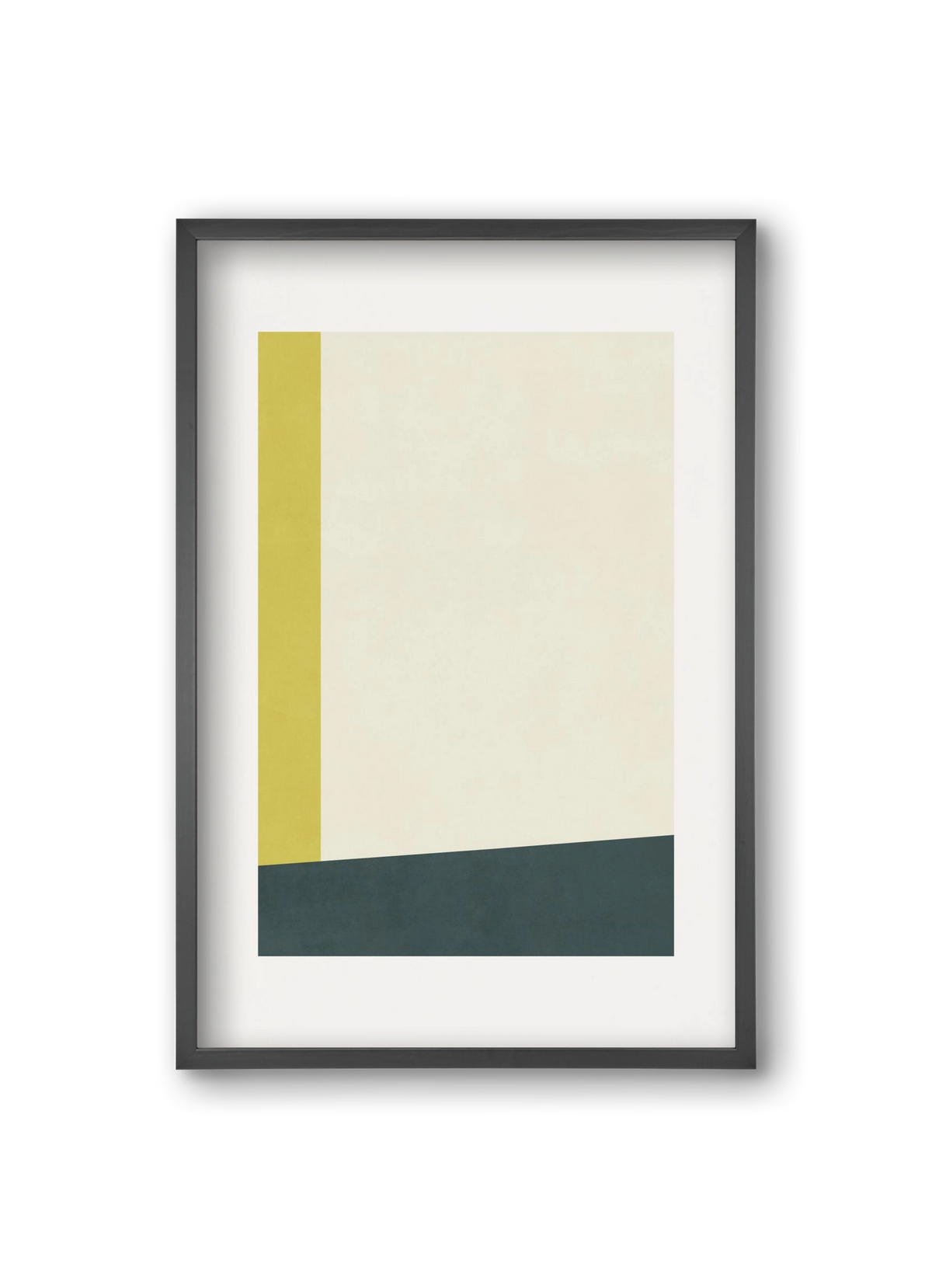 Composition of Geometric Shapes - Gy01, 20x30 cm (20x30 cm), Fekete keret