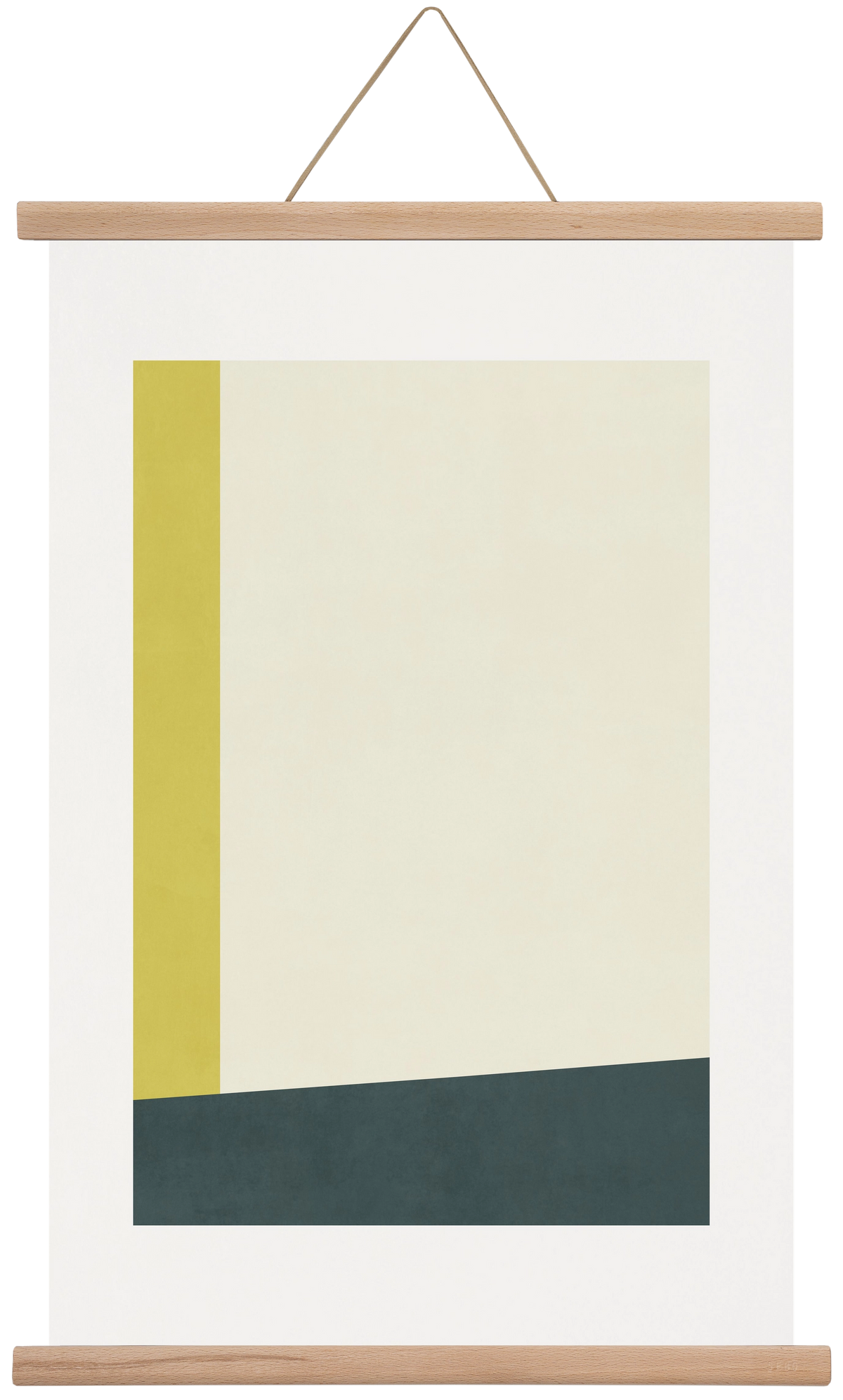 Composition of Geometric Shapes - Gy01, 40x60 cm (40x60 cm), Tölgy akasztó