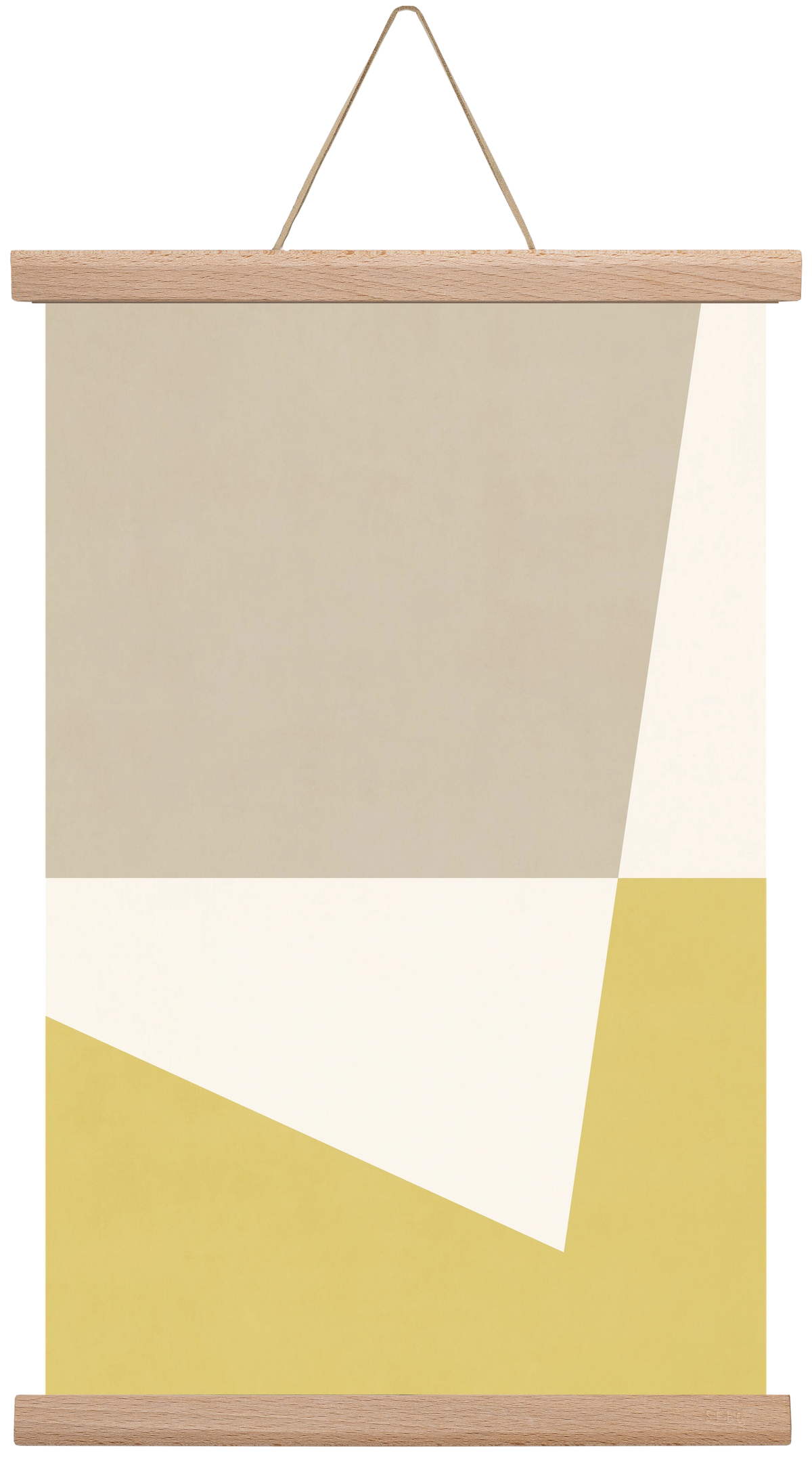 Composition of Geometric Shapes - Yc01, 30x45 cm (30x45 cm), Tölgy akasztó