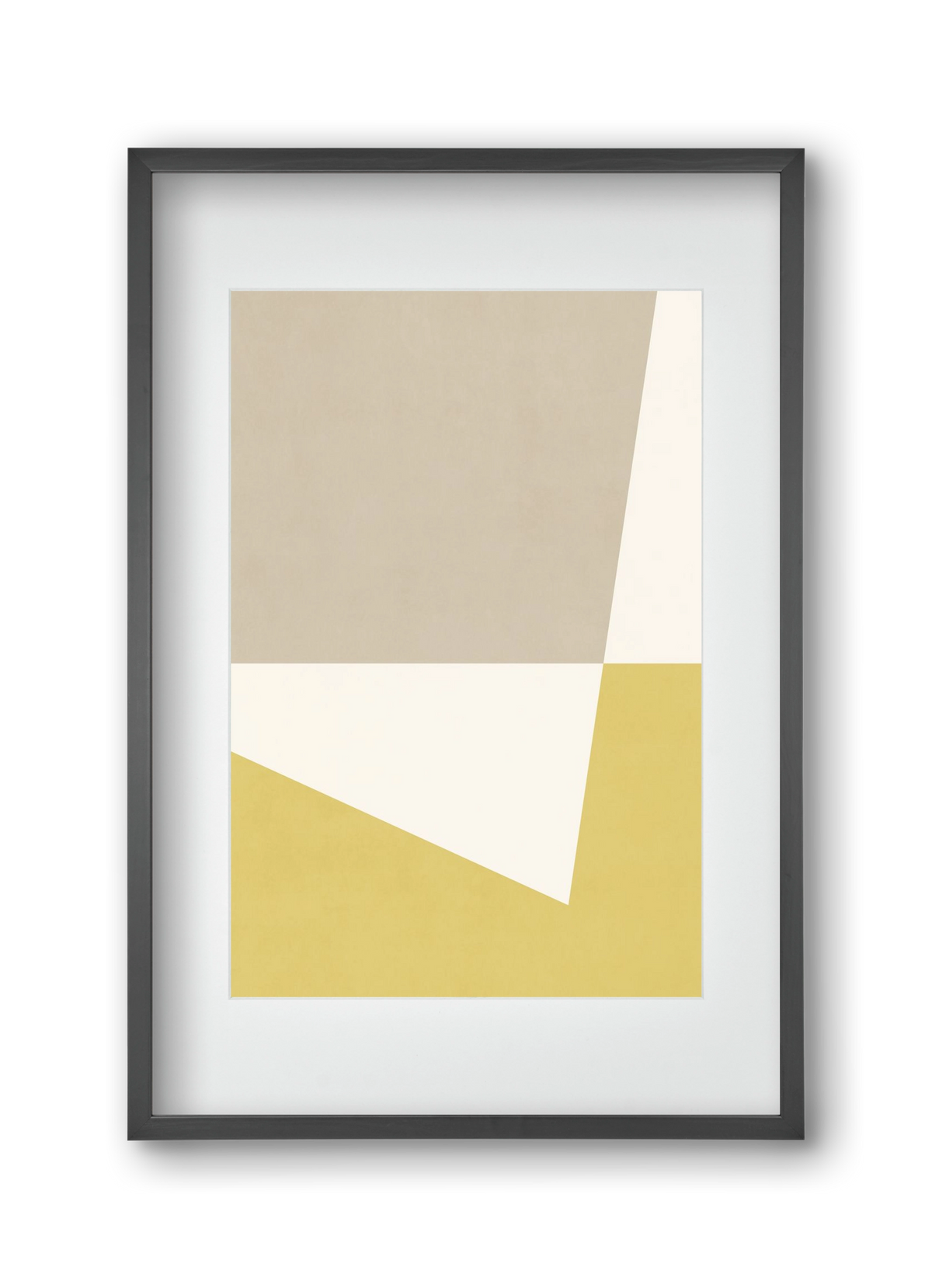 Composition of Geometric Shapes - Yc01, 30x45 cm (20x30 cm), Fekete keret, paszpartuval