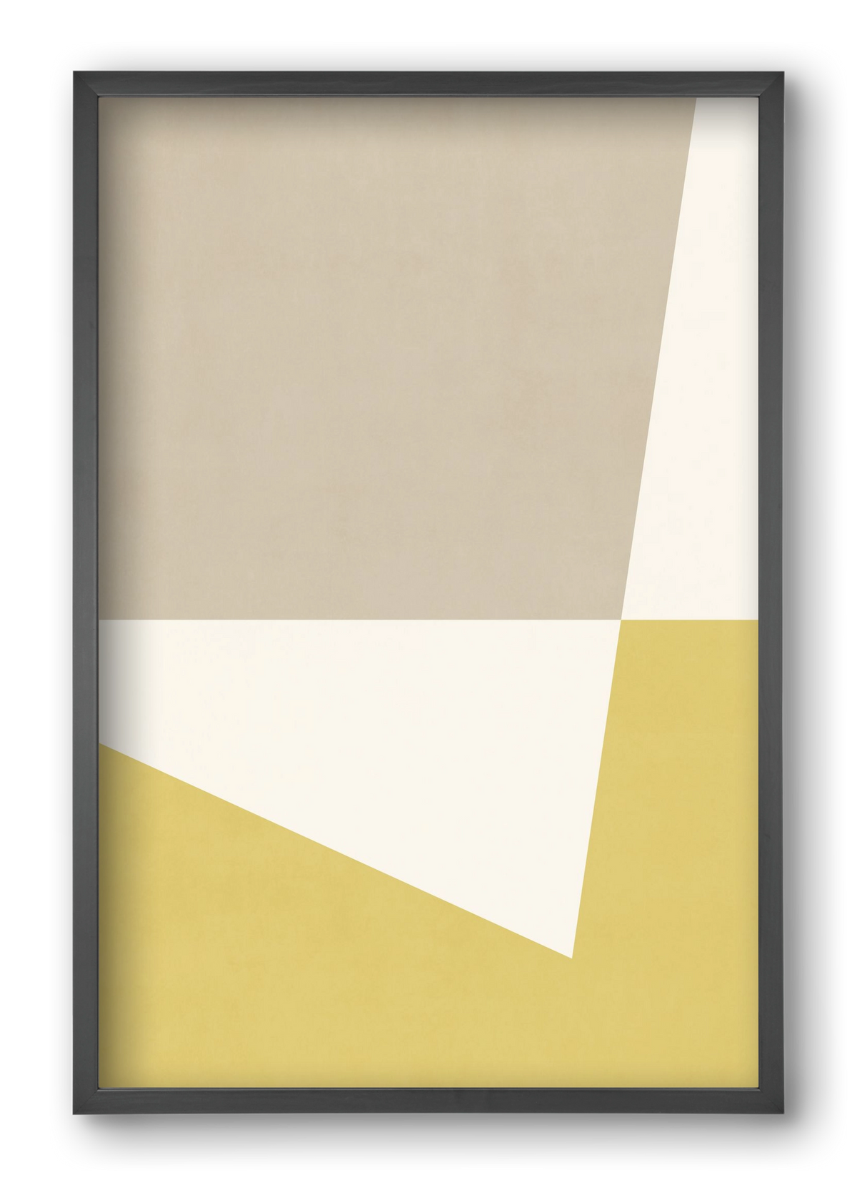 Composition of Geometric Shapes - Yc01, 40x60 cm (40x60 cm), Fekete keret