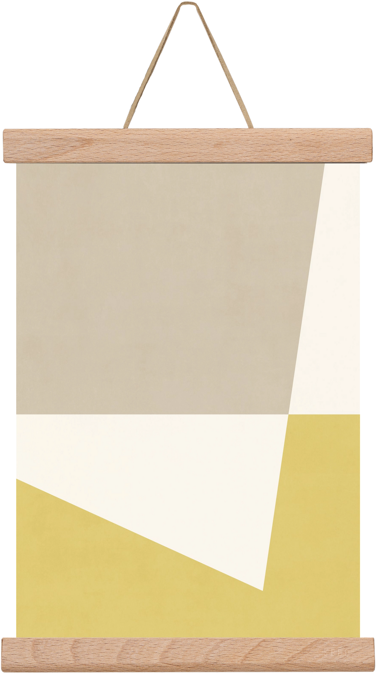 Composition of Geometric Shapes - Yc01, 20x30 cm (20x30 cm), Tölgy akasztó