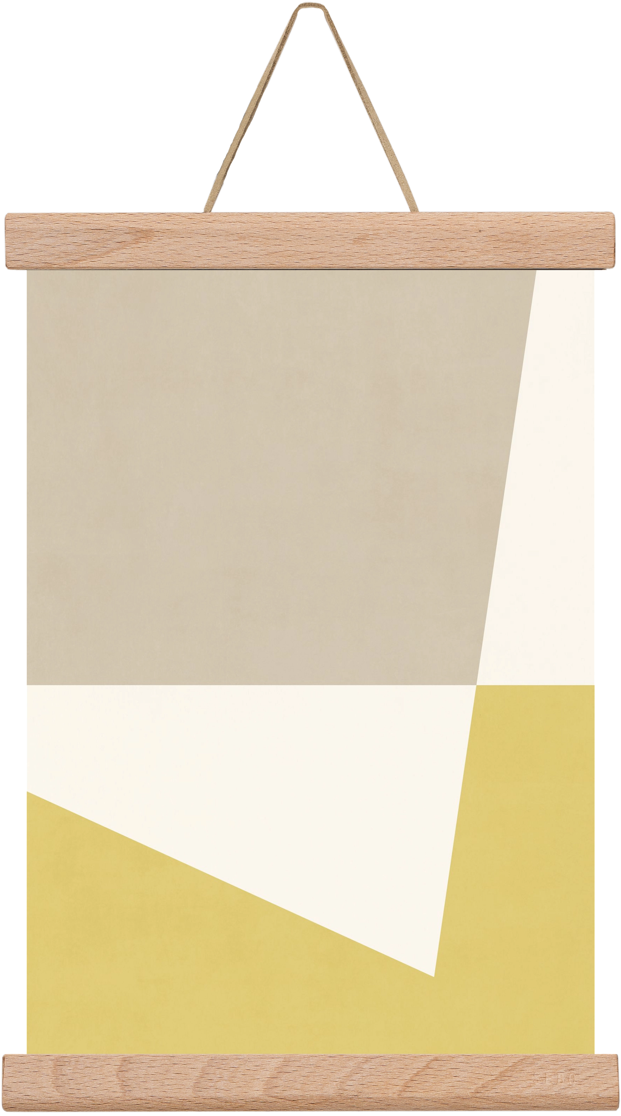 Composition of Geometric Shapes - Yc01, 20x30 cm (20x30 cm), Tölgy akasztó