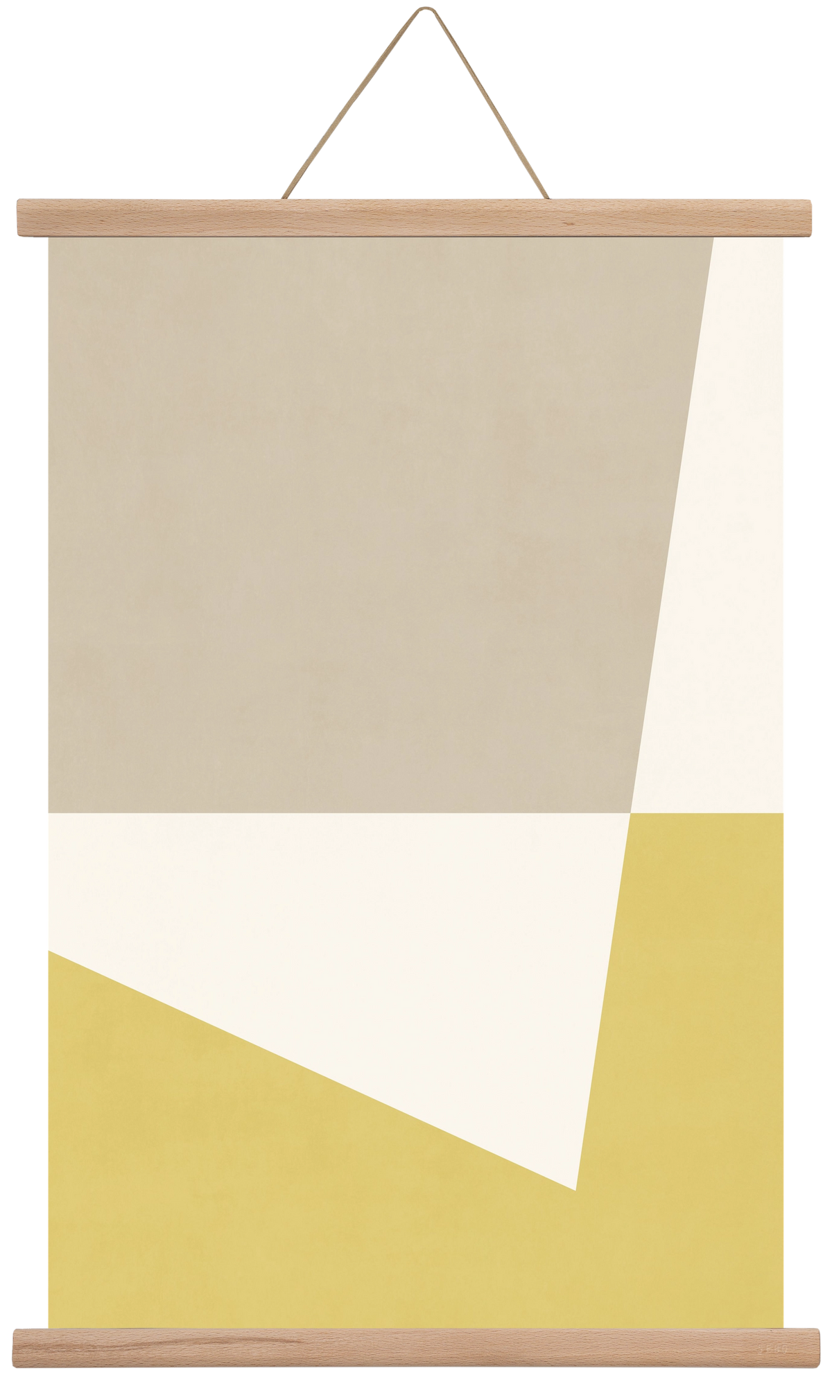 Composition of Geometric Shapes - Yc01, 40x60 cm (40x60 cm), Tölgy akasztó