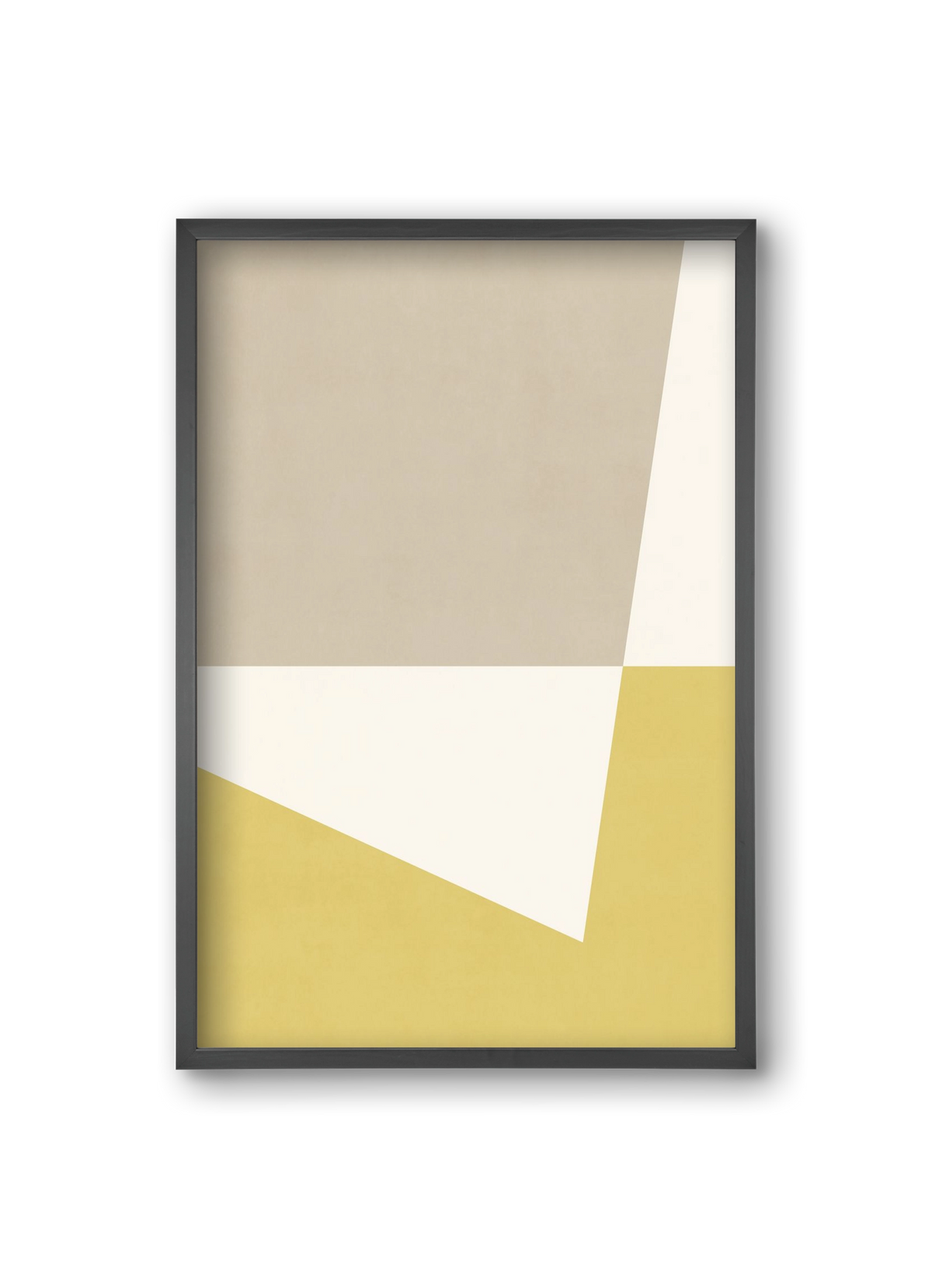 Composition of Geometric Shapes - Yc01, 20x30 cm (20x30 cm), Fekete keret