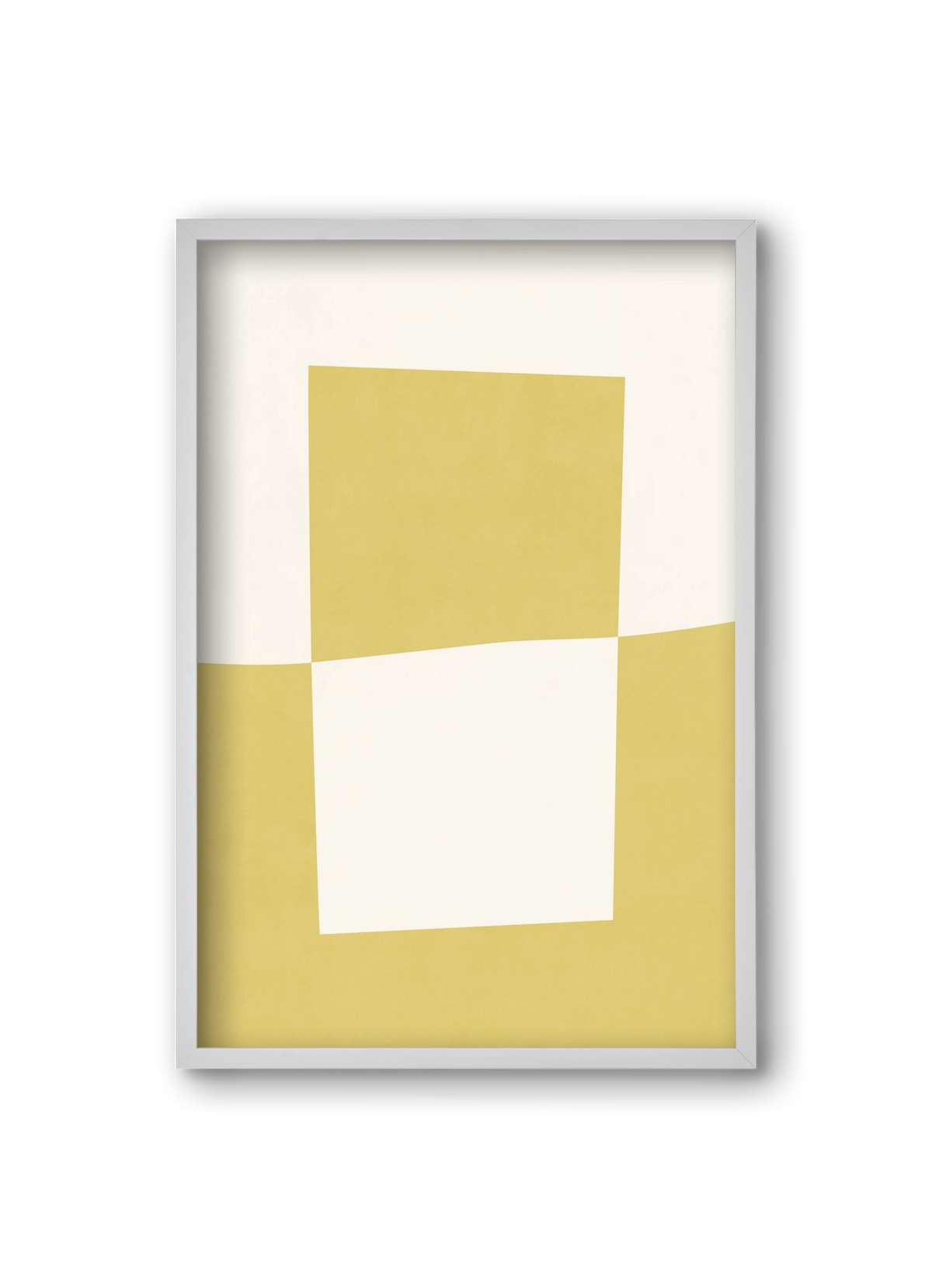 Composition of Geometric Shapes - Yc02, 20x30 cm (20x30 cm), Fehér keret