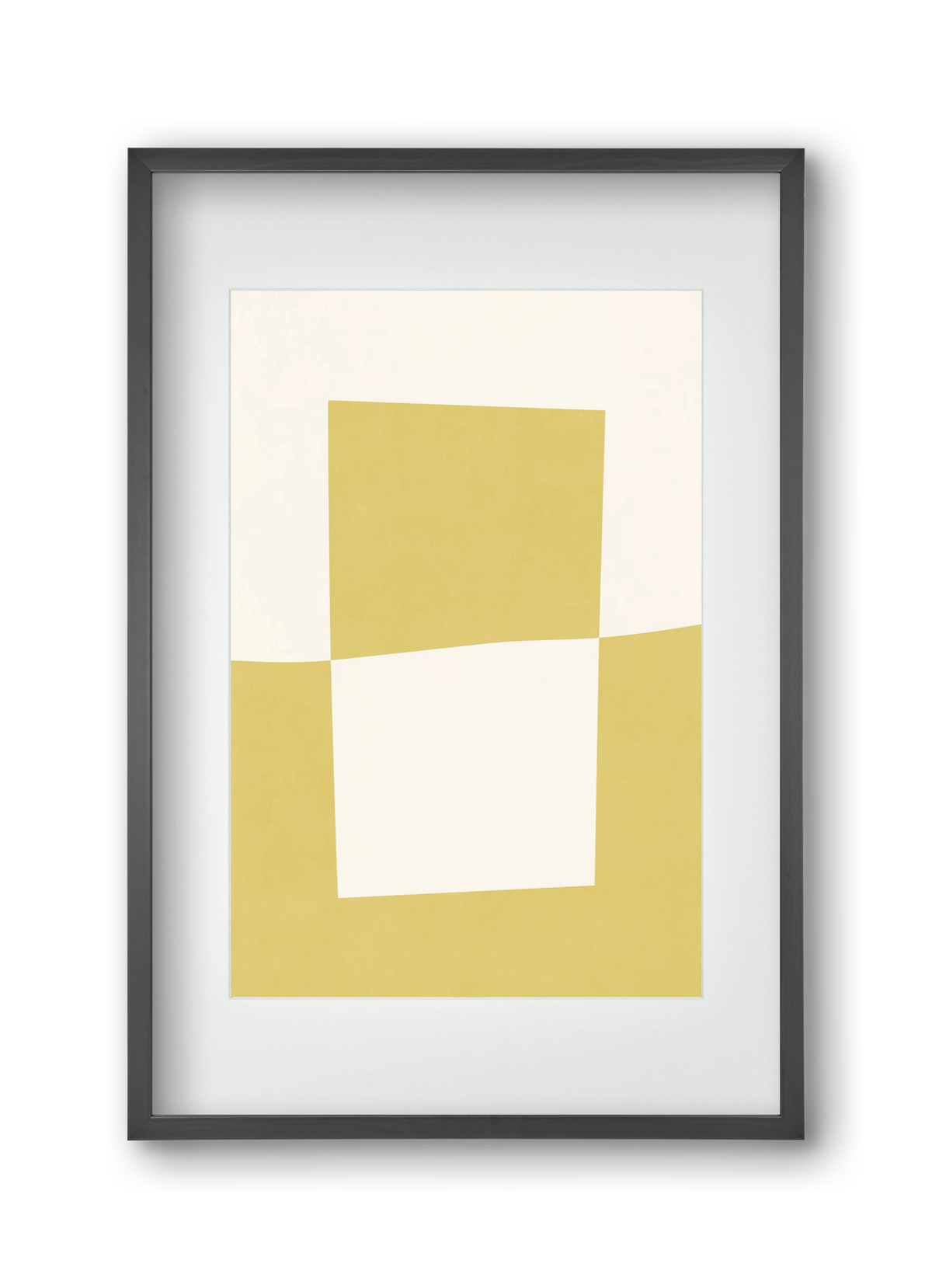 Composition of Geometric Shapes - Yc02, 30x45 cm (20x30 cm), Fekete keret, paszpartuval