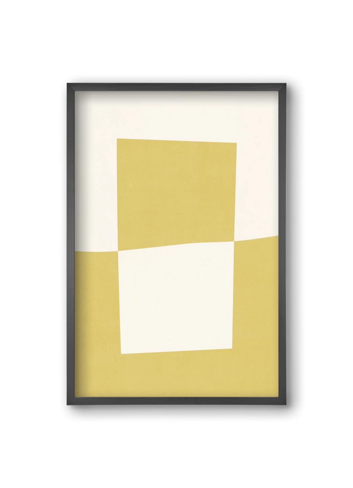 Composition of Geometric Shapes - Yc02, 20x30 cm (20x30 cm), Fekete keret